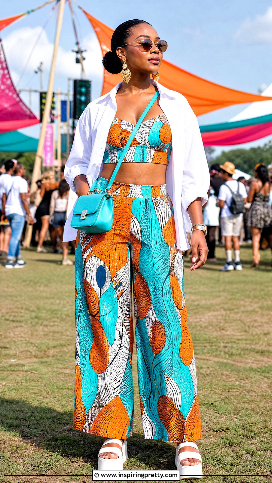 Summer Ankara Palazzo Trouser And Crop Top - 50 Ankara Palazzo Trouser And Crop Top outfit ideas