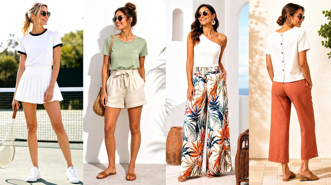 50 Summer Cotton Tops Outfit Ideas for Cool Everyday Style