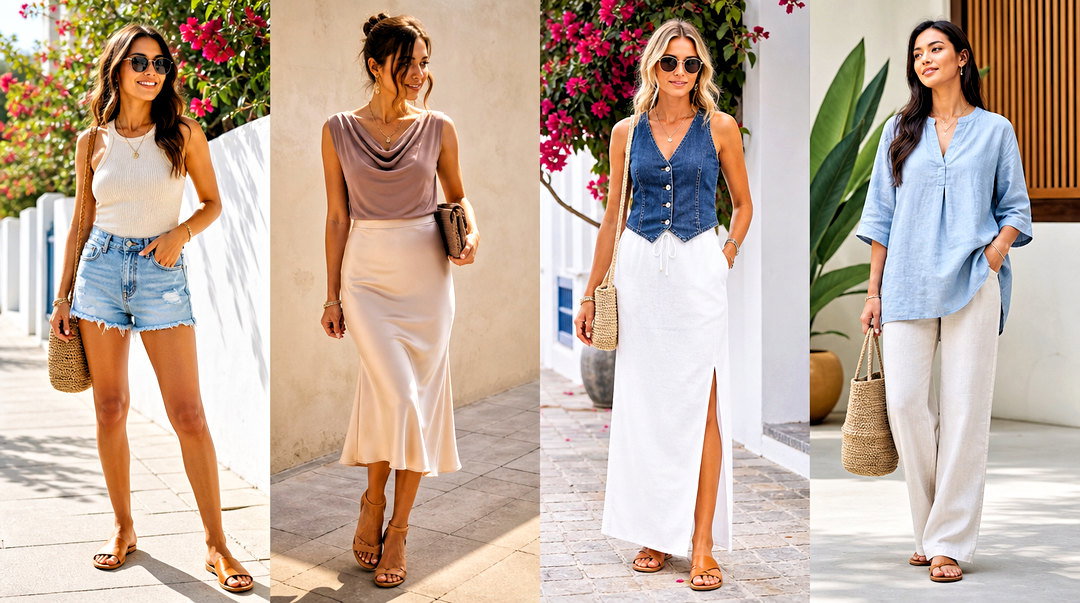 50 Summer Top Outfit Ideas for Chic Easy Vacation Style