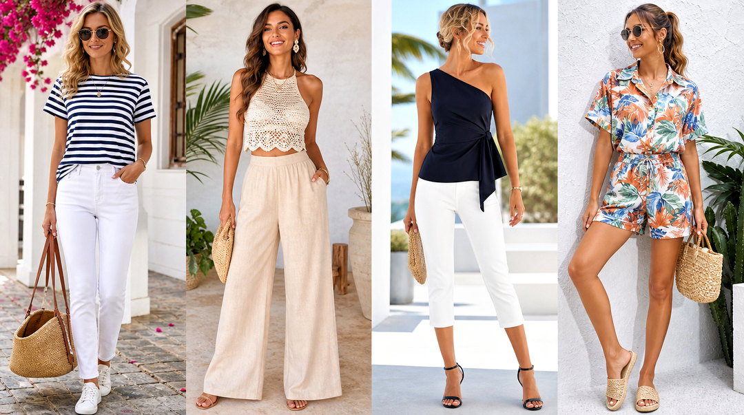 50 Summer Tops Outfit Ideas for Fresh Trendy Warm Days