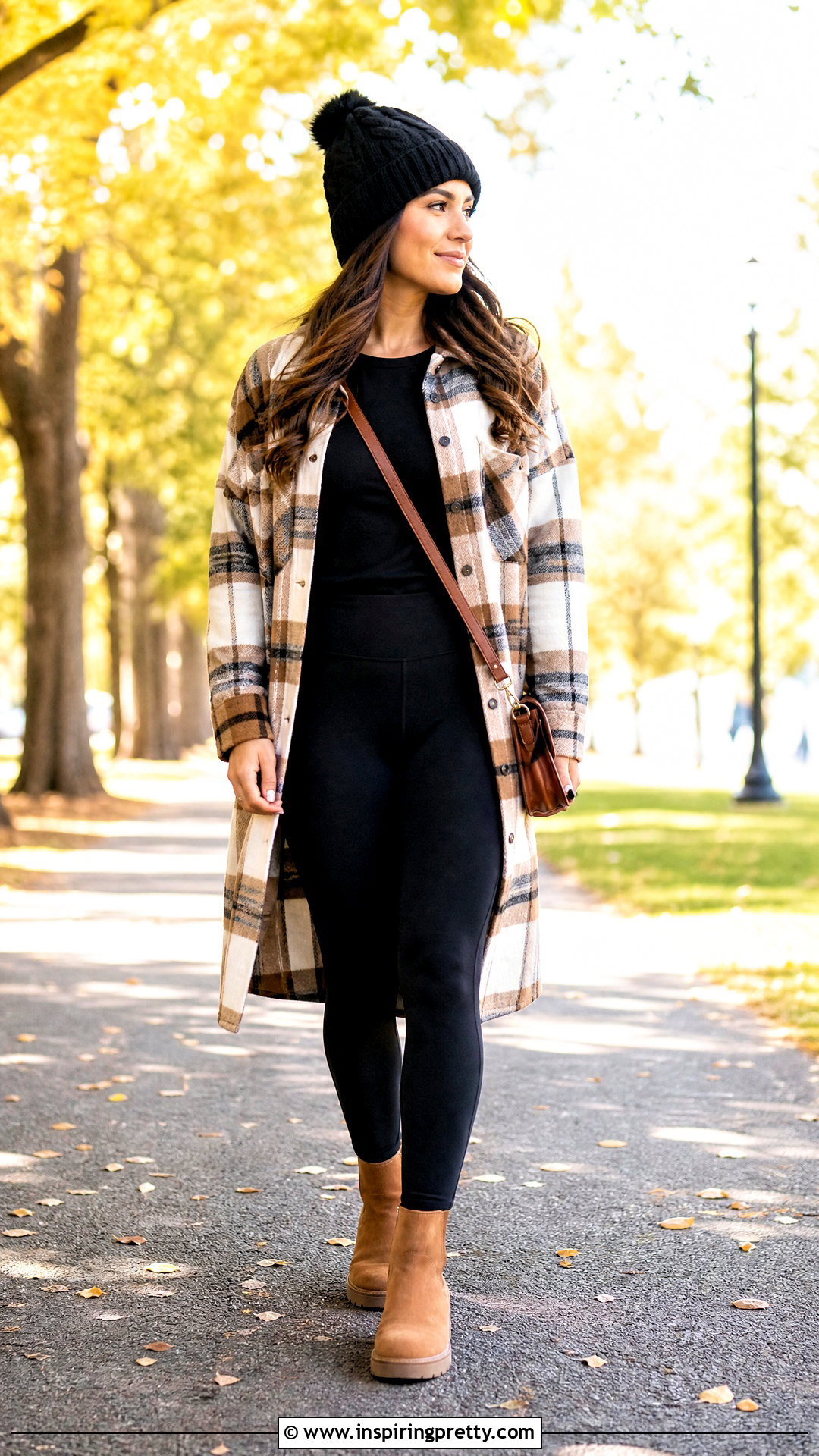 Sunday Shacket And Leggings Outfit - 50 sunday top outfit ideas