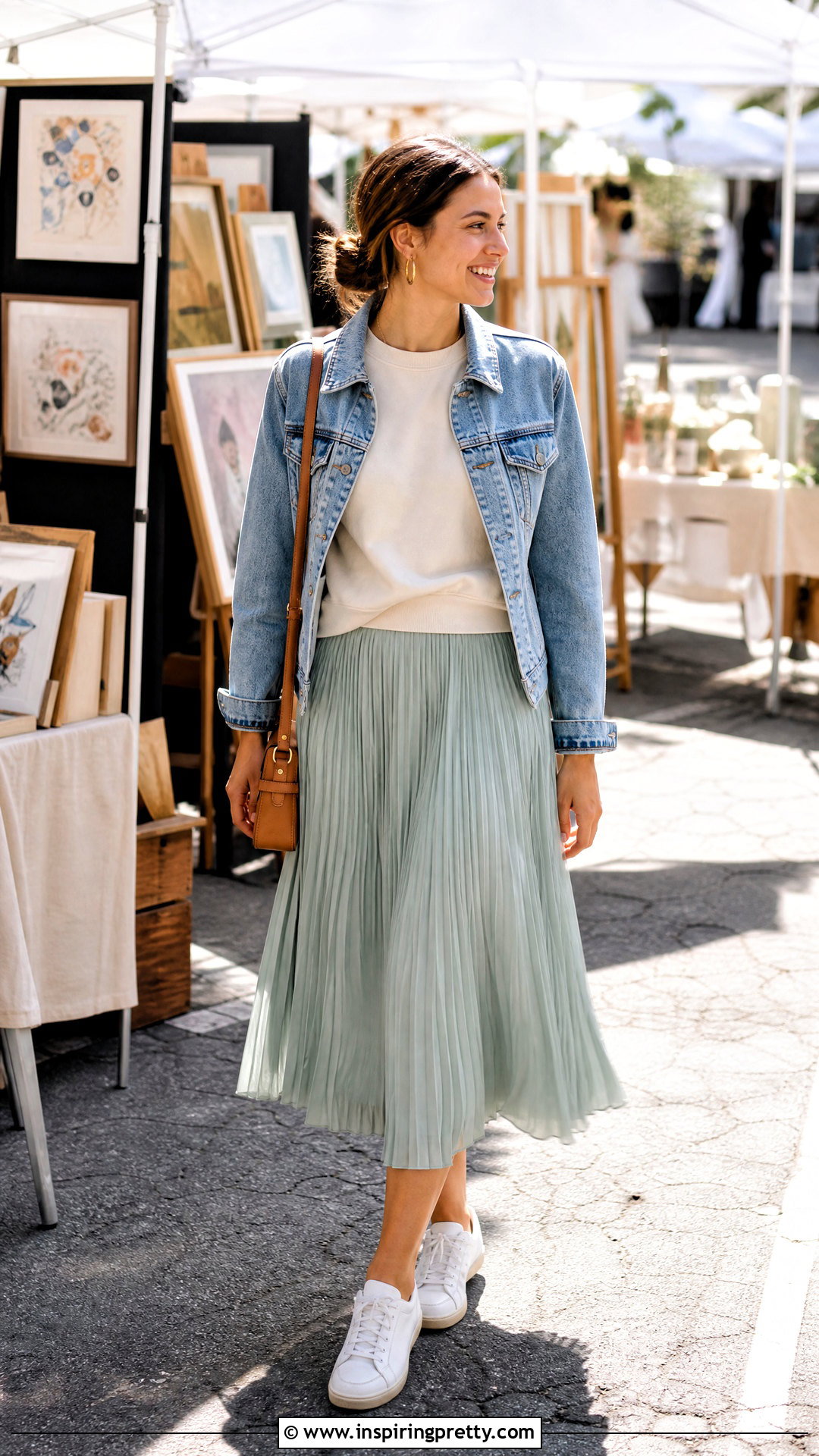 Sunday Sweatshirt And Midi Skirt Outfit - 50 sunday top outfit ideas