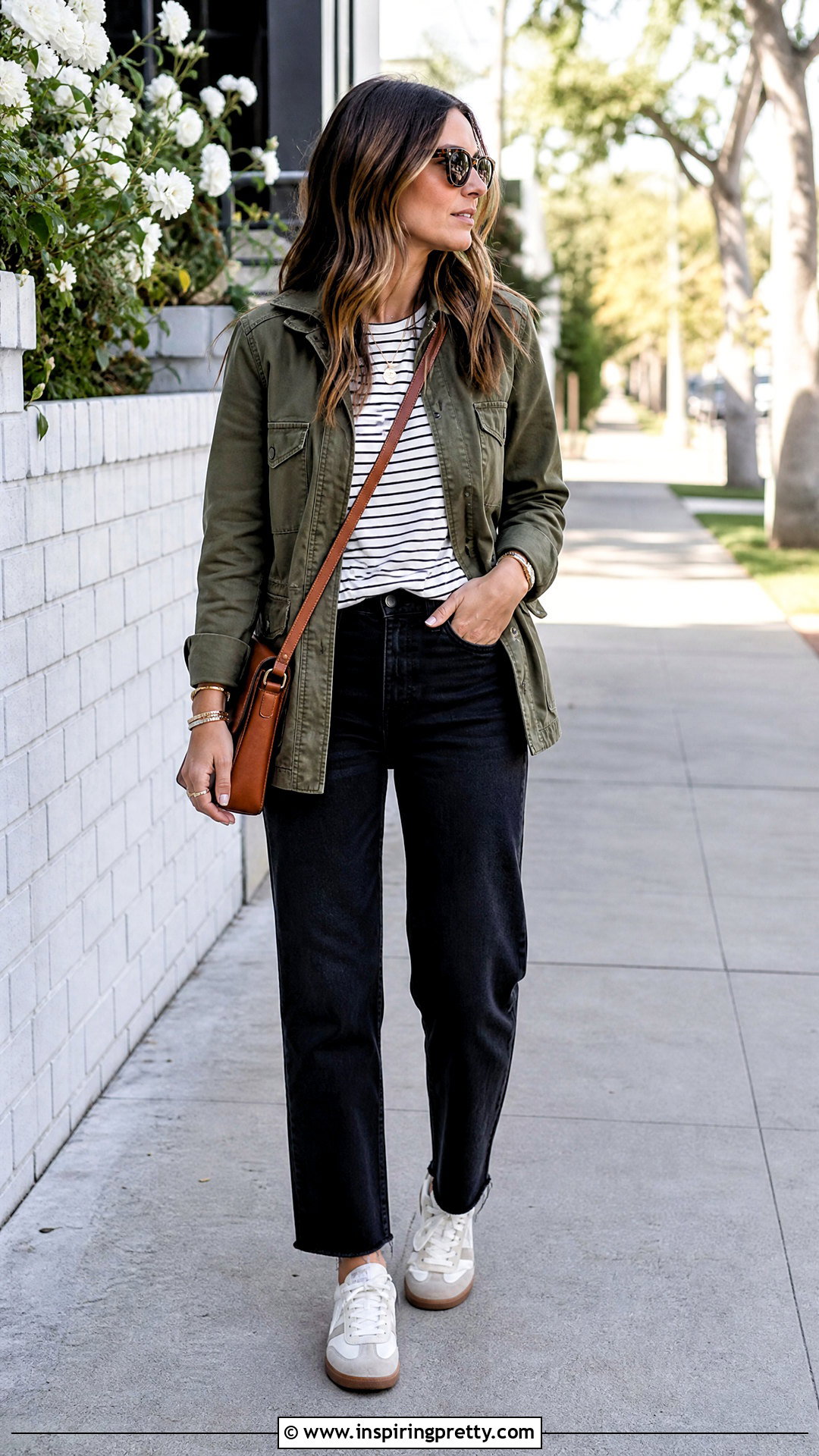 Sunday Utility Jacket And Black Jeans Outfit - 50 sunday top outfit ideas