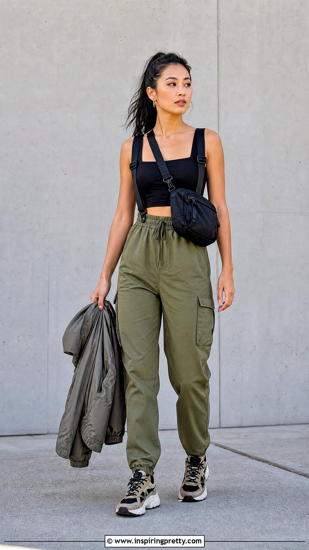 Suspenders With Crop Tank Top And Cargo Pants - 25 suspenders with tank tops