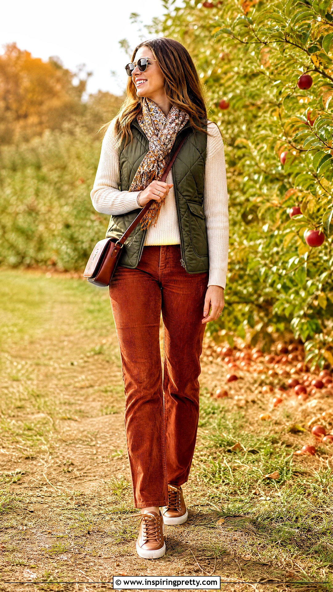 Sweater And Corduroy Pants Fall Day Trip Outfit - 20 daytrip top outfit ideas