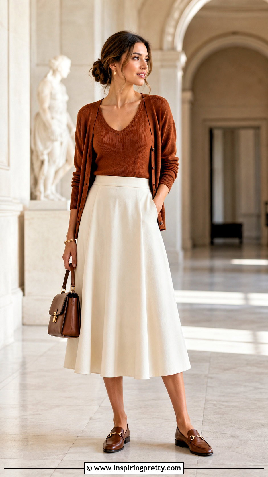 Sweater Tank Top With Midi Skirt - 50 tank tops women