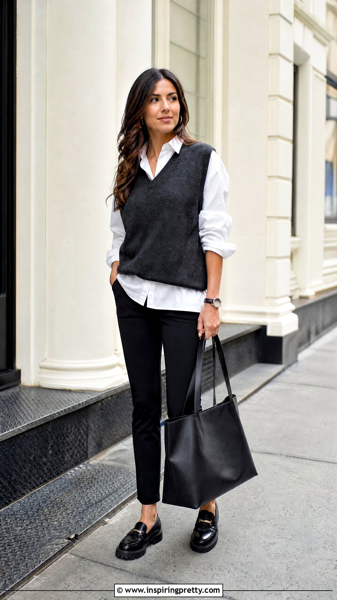 Sweater Vest Top Outfit - 50 stylish top outfit ideas