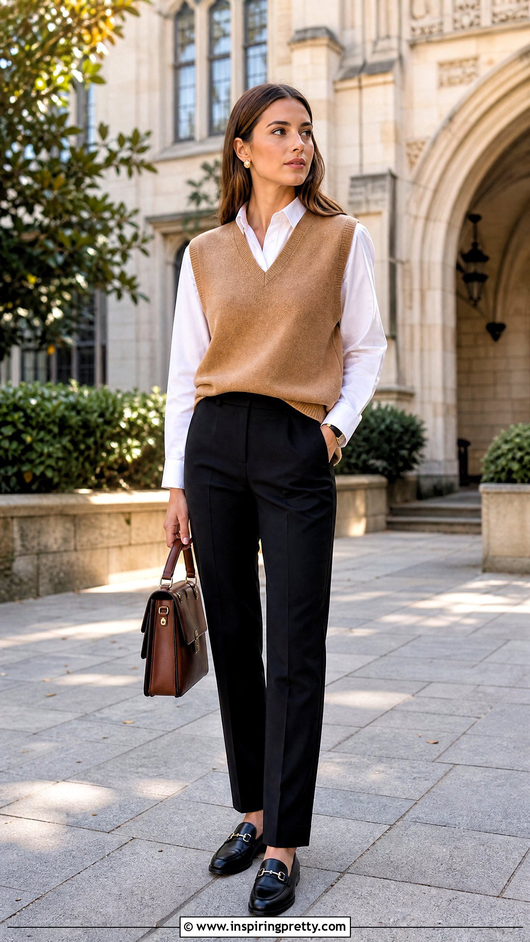 Sweater Vest and Button Down Outfit - 50 top names clothes