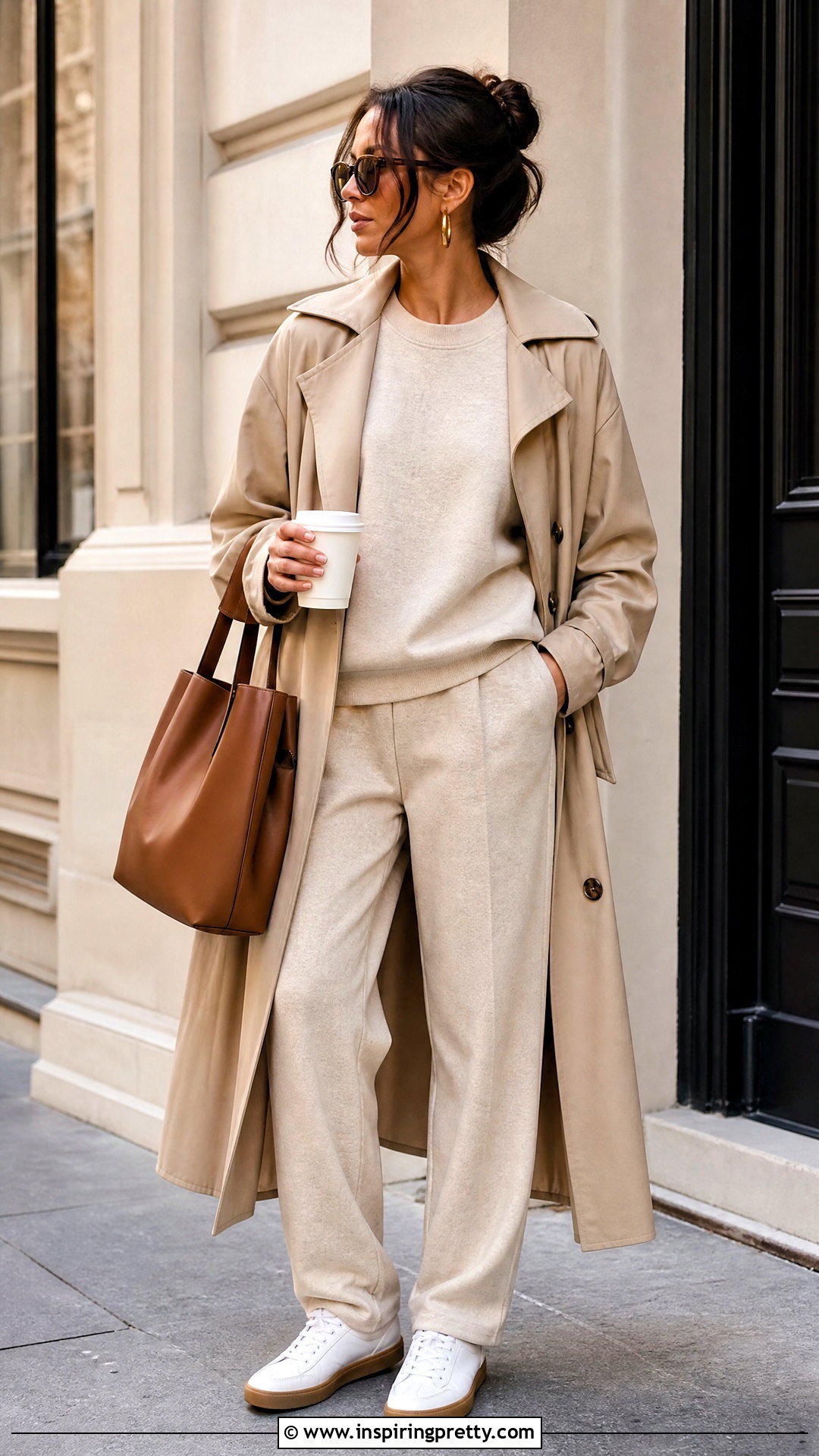 Sweatshirt And Straight Trouser Set - 50 two pics trouser and tops