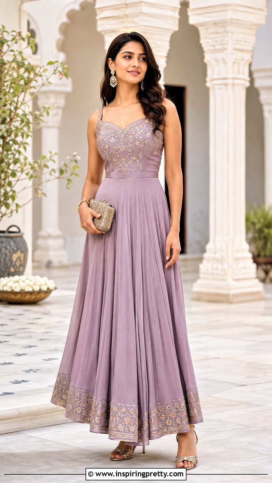 Sweetheart Neck Kurti Top With Skirt - 50 kurti top designs for women