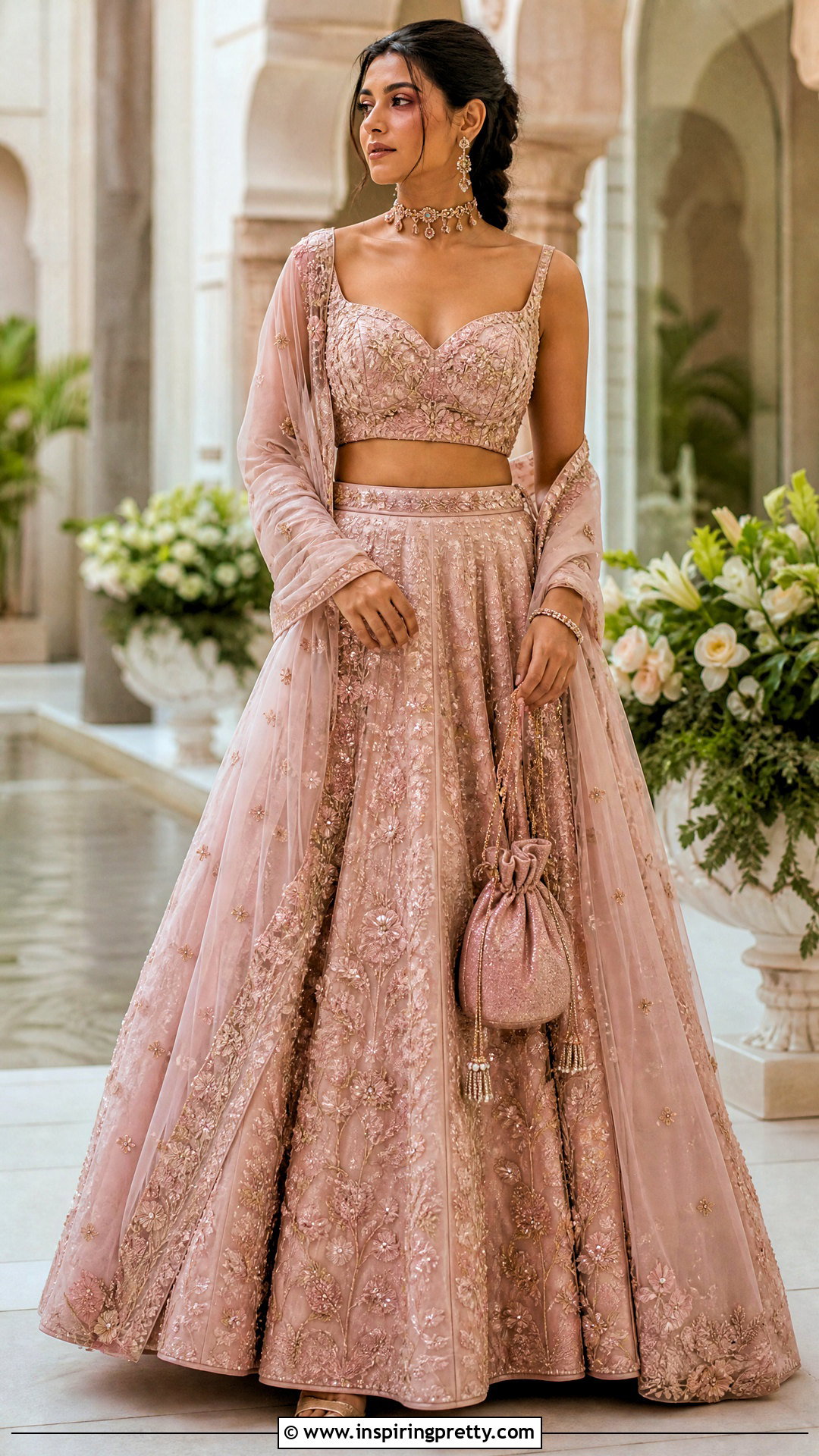 Sweetheart Neck Lehenga Top - 50 lehenga top design ideas