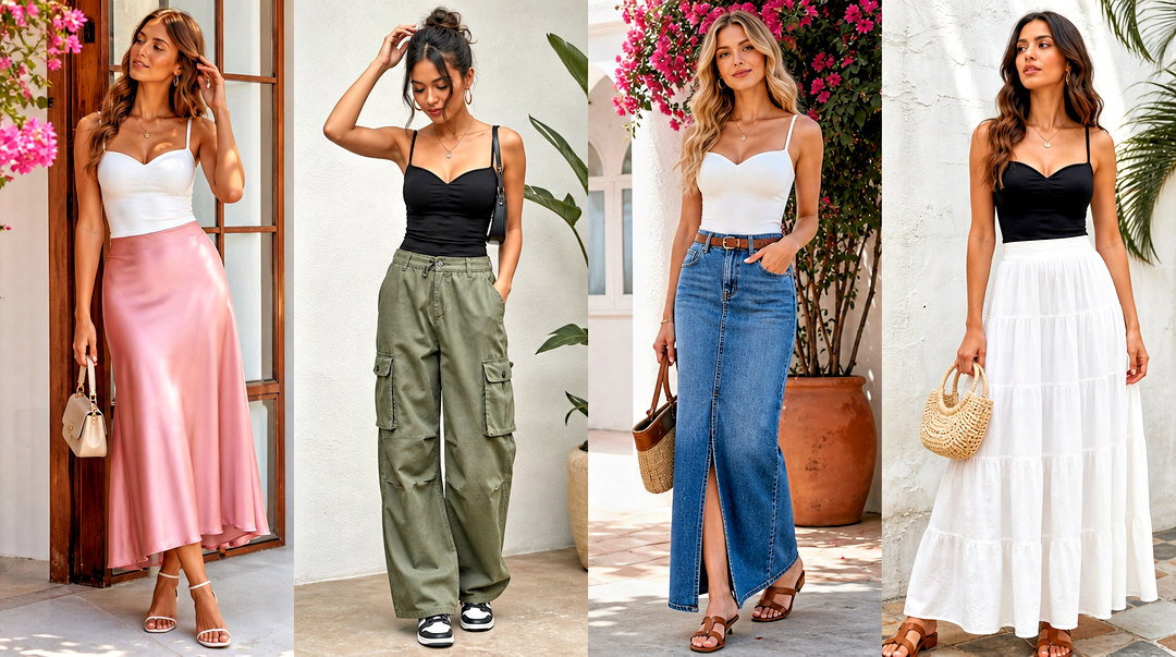 25 Sweetheart Neck Tank Top Outfit Ideas for Romantic Looks