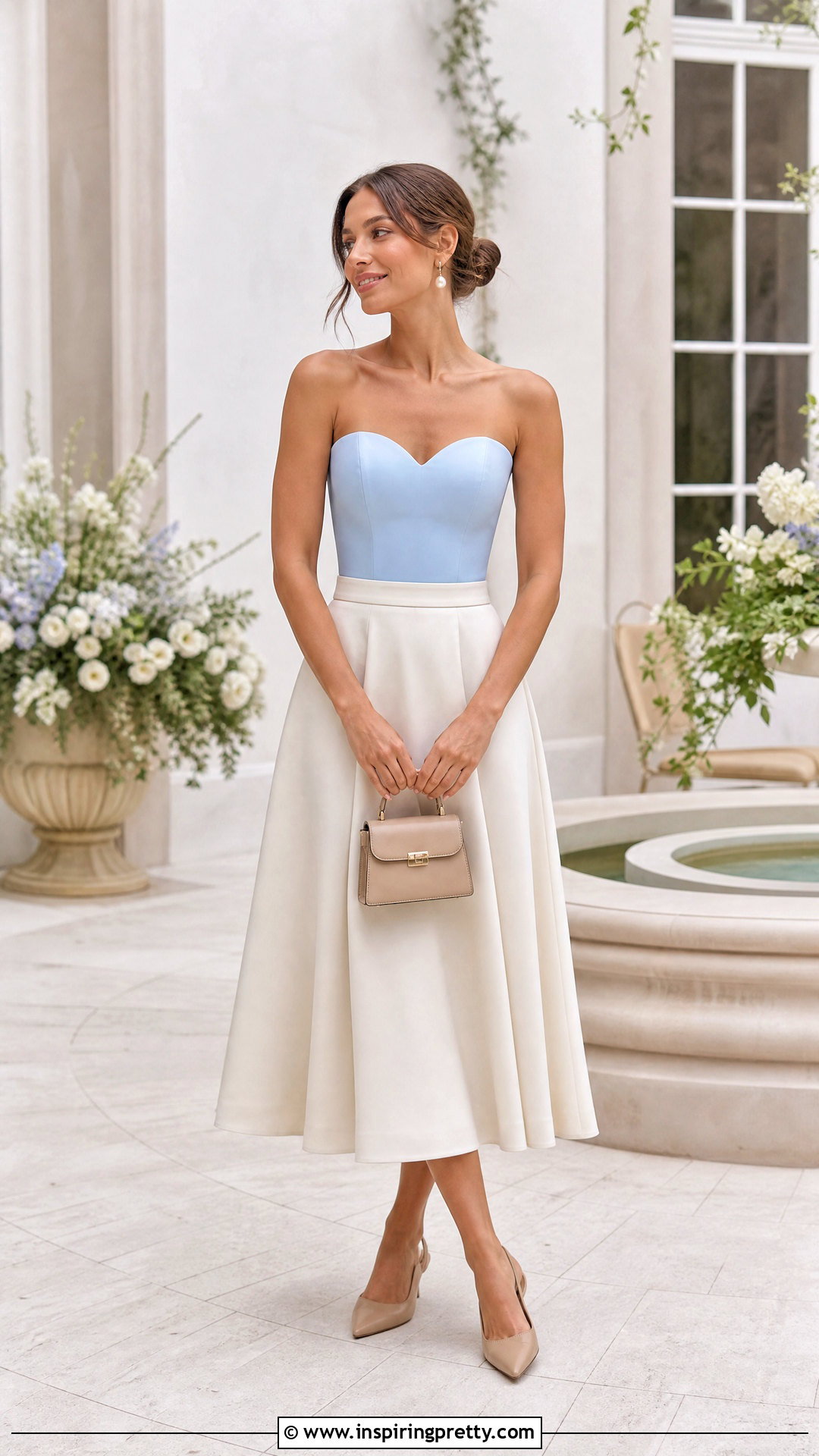 Sweetheart Neckline Strapless Top - how to make strapless top (20 ways)