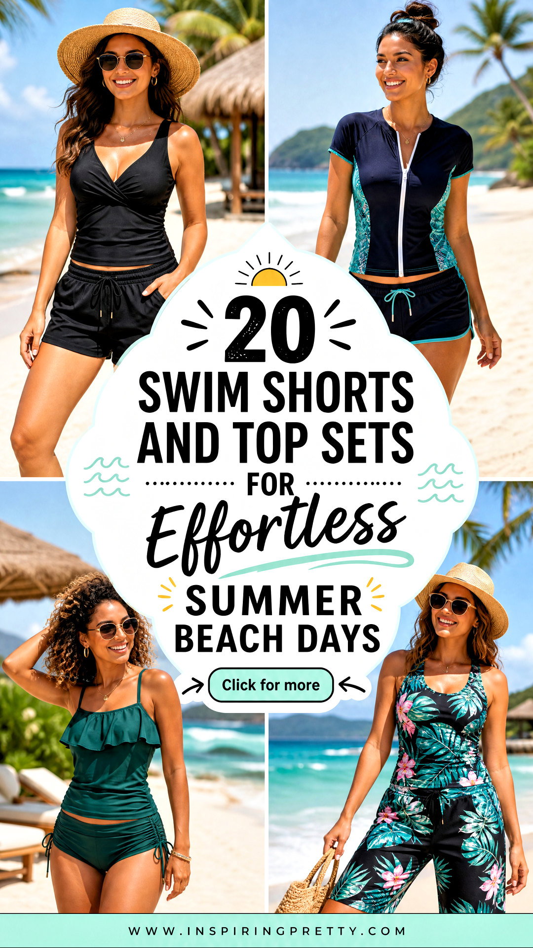 20 Swim Shorts and Top Sets for Effortless Summer Beach Days - 20 Swim Shorts and Top Sets for Effortless Summer Beach Days
