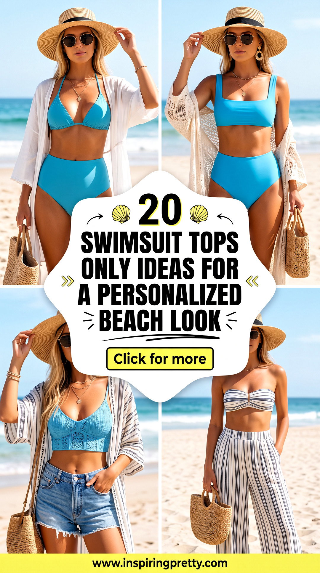 20 Swimsuit Tops Only Ideas for a Personalized Beach Look - 20 Swimsuit Tops Only Ideas for a Personalized Beach Look