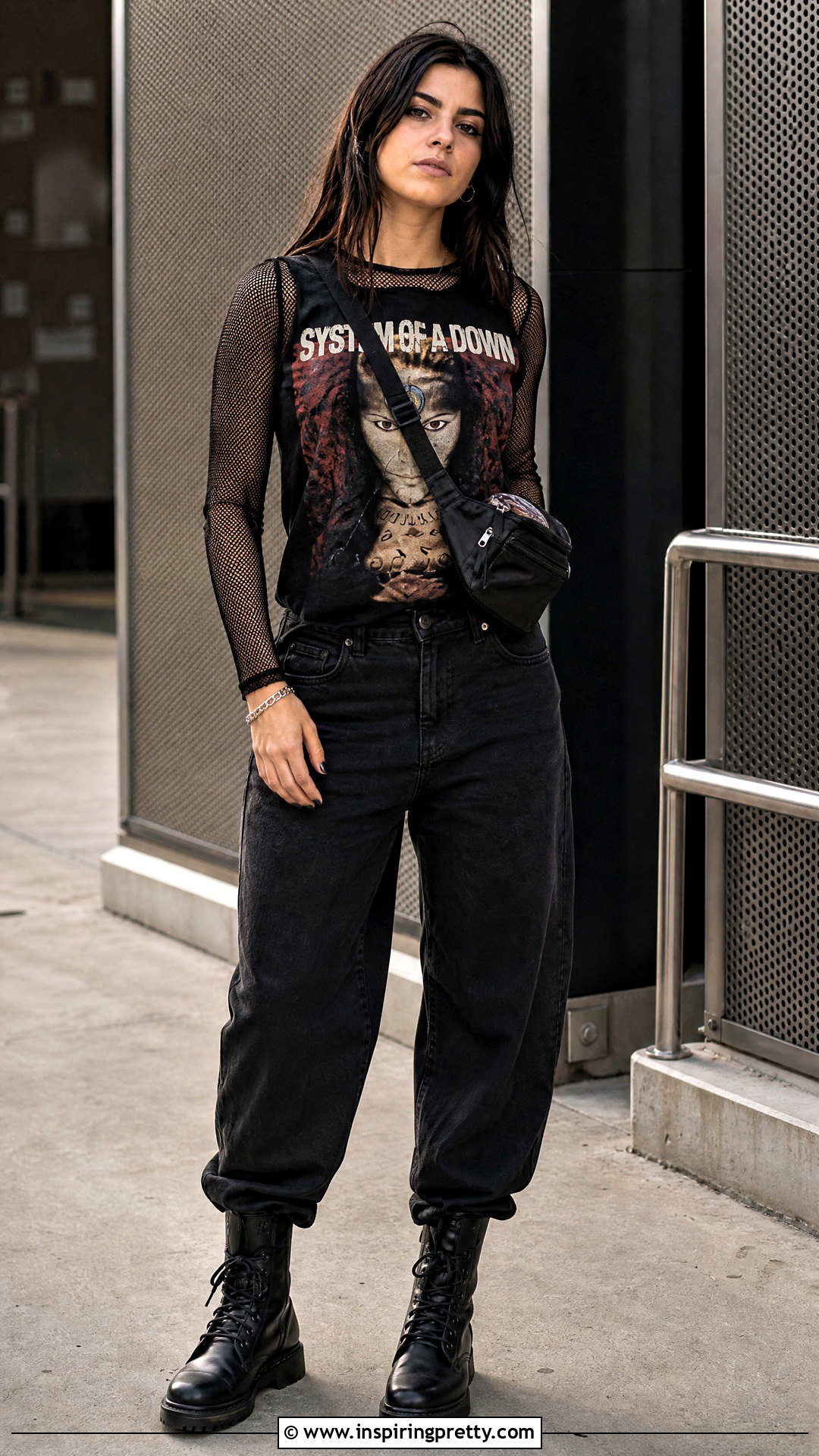 System Of A Down Tank Top With Mesh Long Sleeve - 25 System Of A Down Tank Top outfit ideas