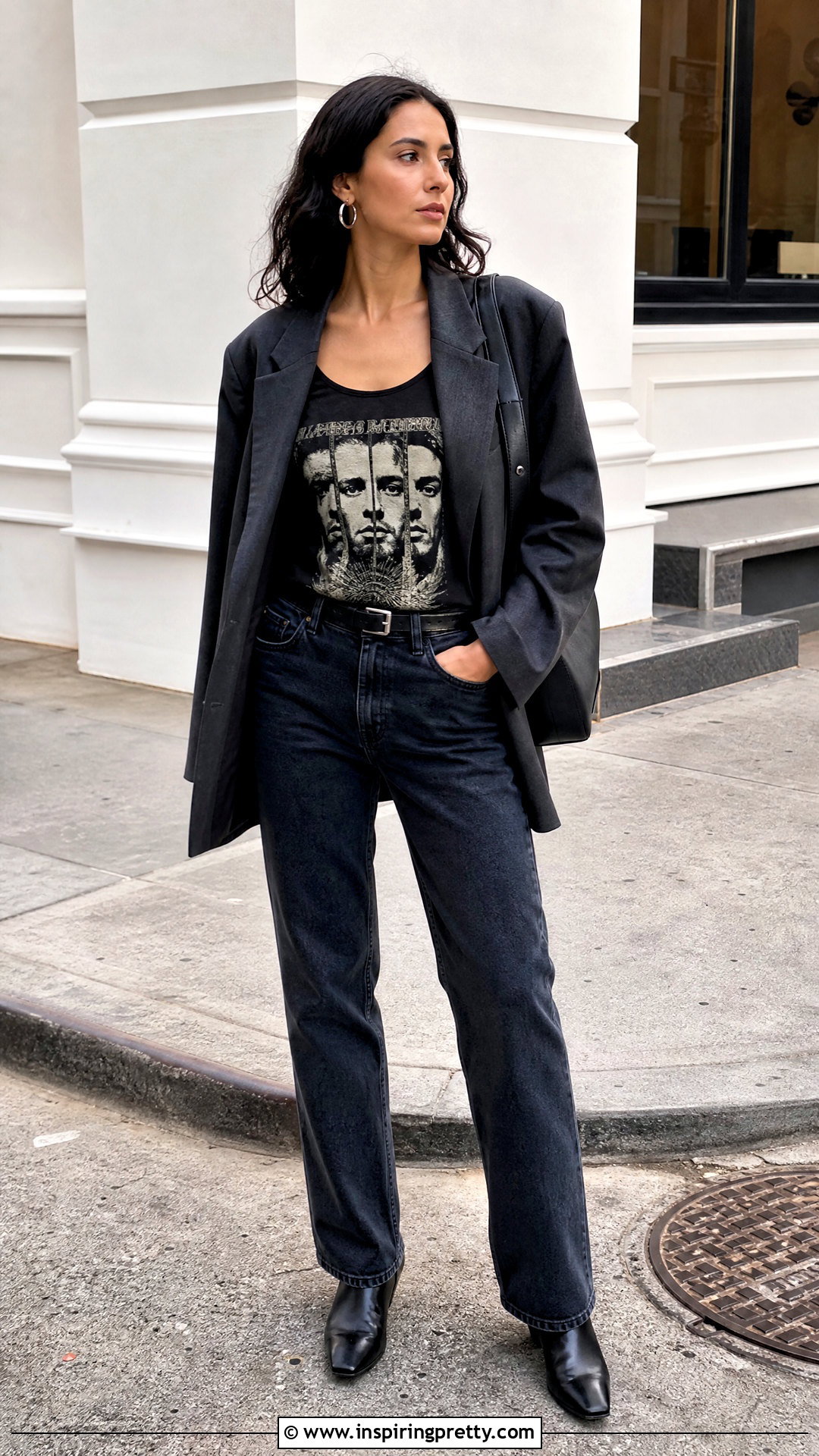 System Of A Down Tank Top With Oversized Blazer - 25 System Of A Down Tank Top outfit ideas