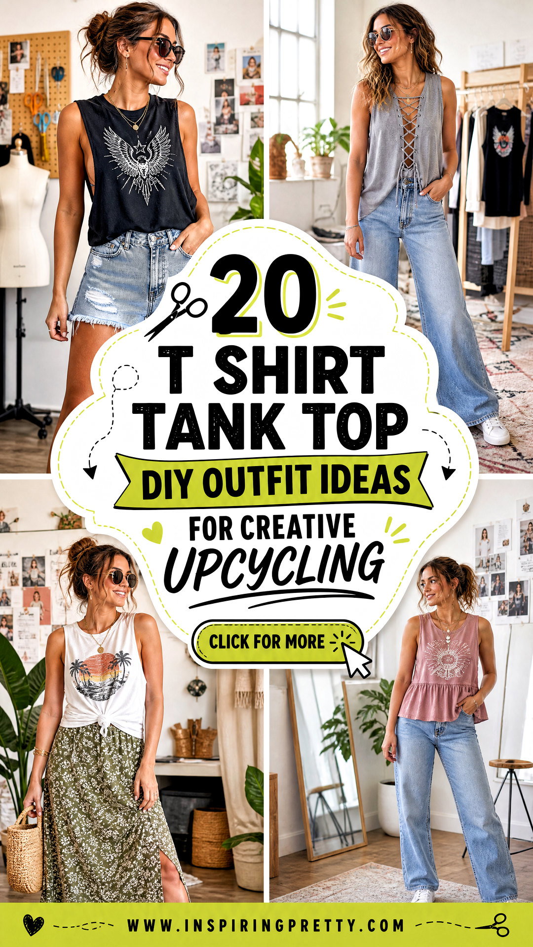 20 T Shirt Tank Top DIY Outfit Ideas for Creative Upcycling - 20 T Shirt Tank Top DIY Outfit Ideas for Creative Upcycling