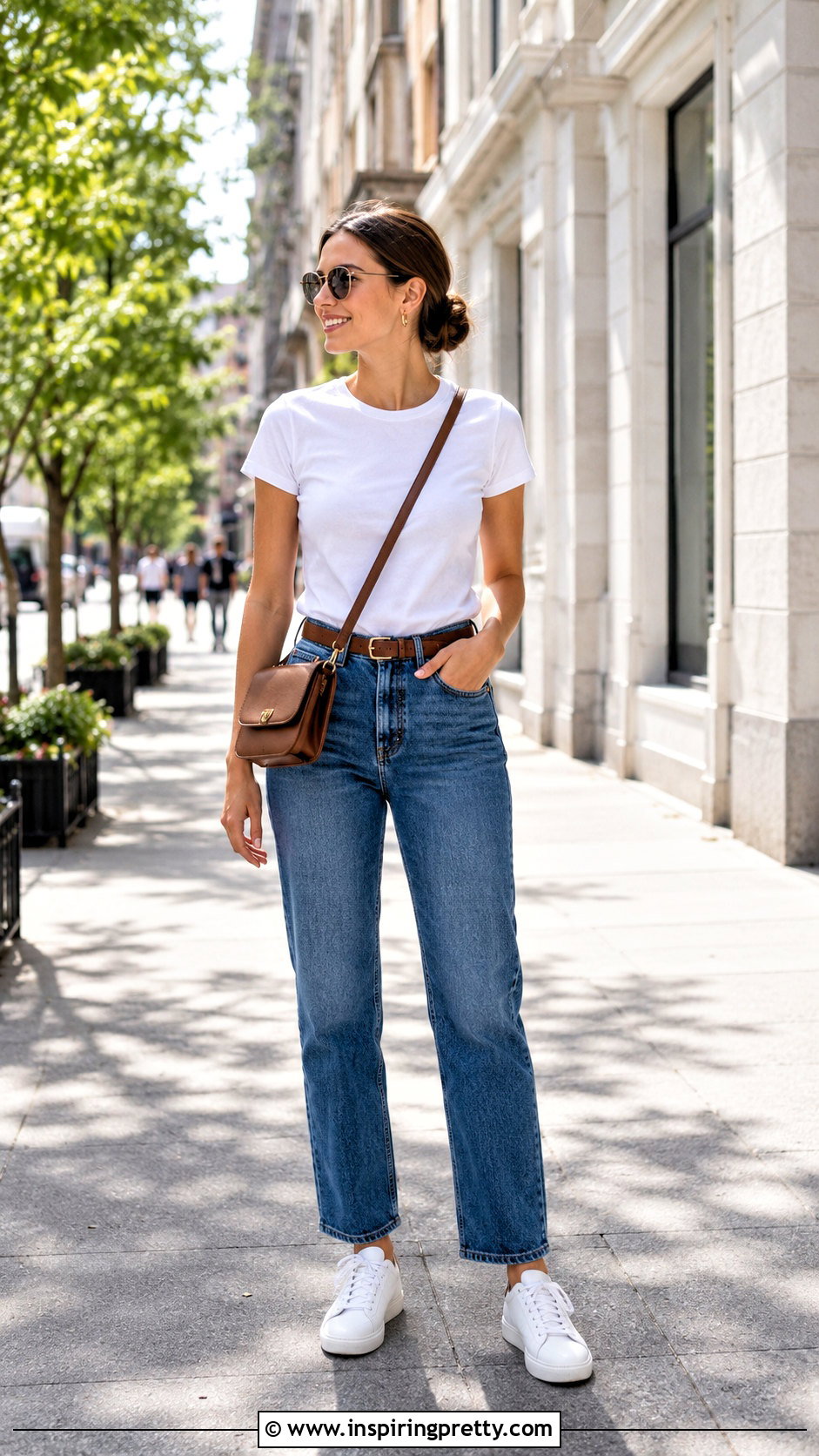 T Shirt Top With Straight Leg Jeans - 50 different tops style names