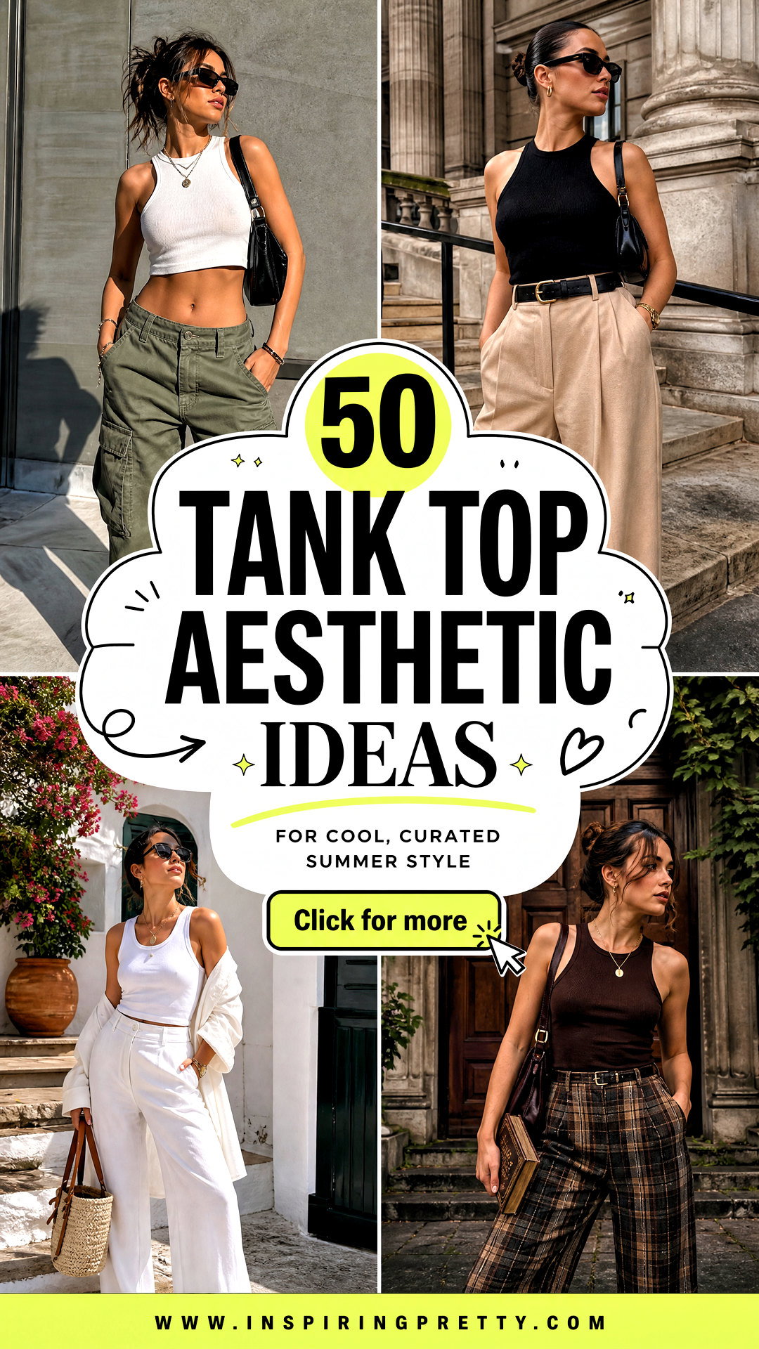 50 Tank Top Aesthetic Ideas for Cool Curated Summer Style - 50 Tank Top Aesthetic Ideas for Cool, Curated Summer Style
