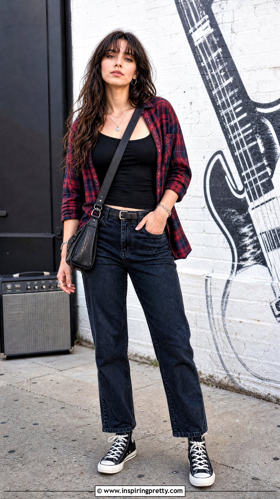 Tank Top And Flannel Shirt Outfit - 50 pap cewe tank top outfit ideas