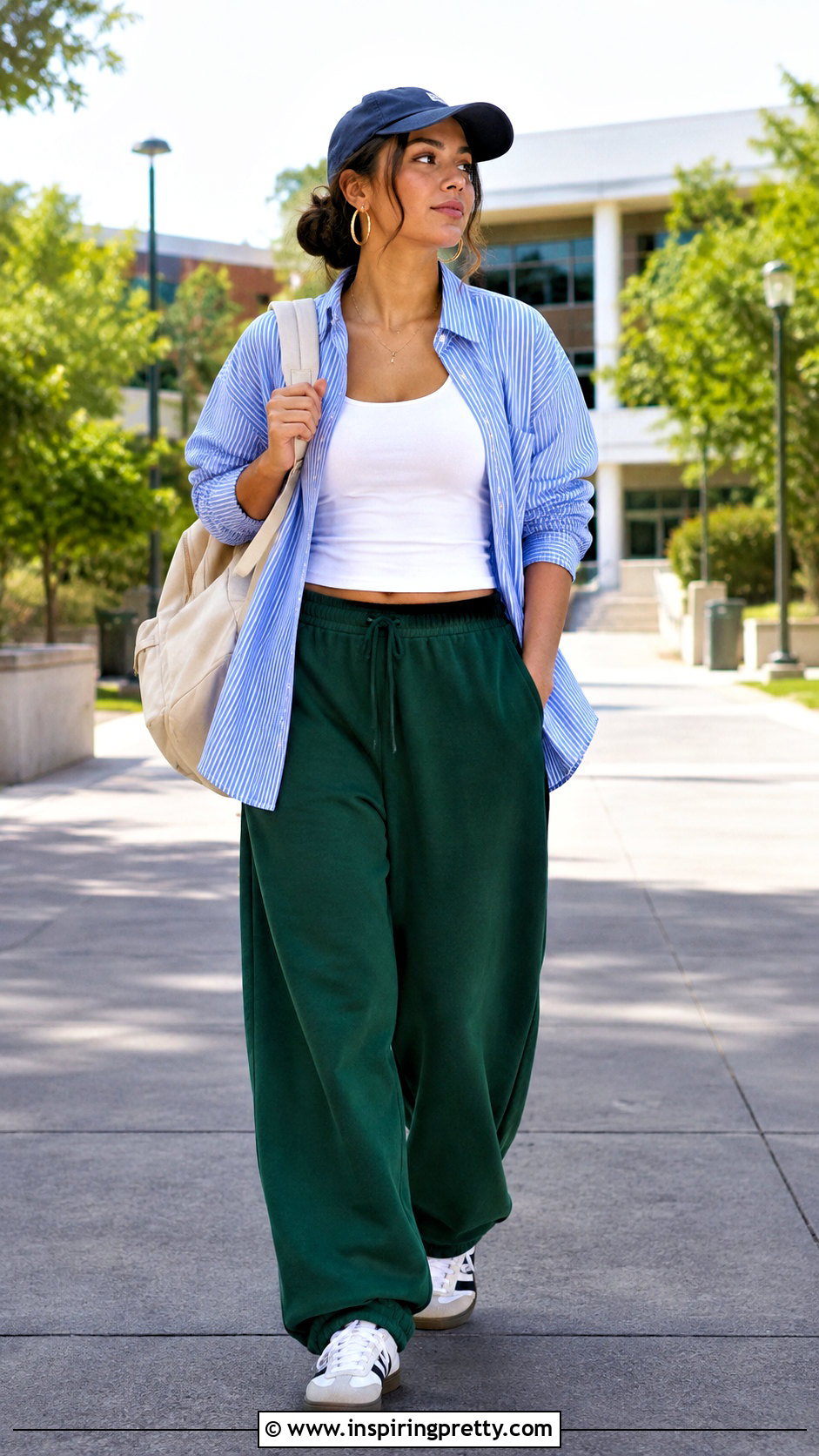 Tank Top And Sweatpants College Outfit - 50 tank top and sweatpants outfits