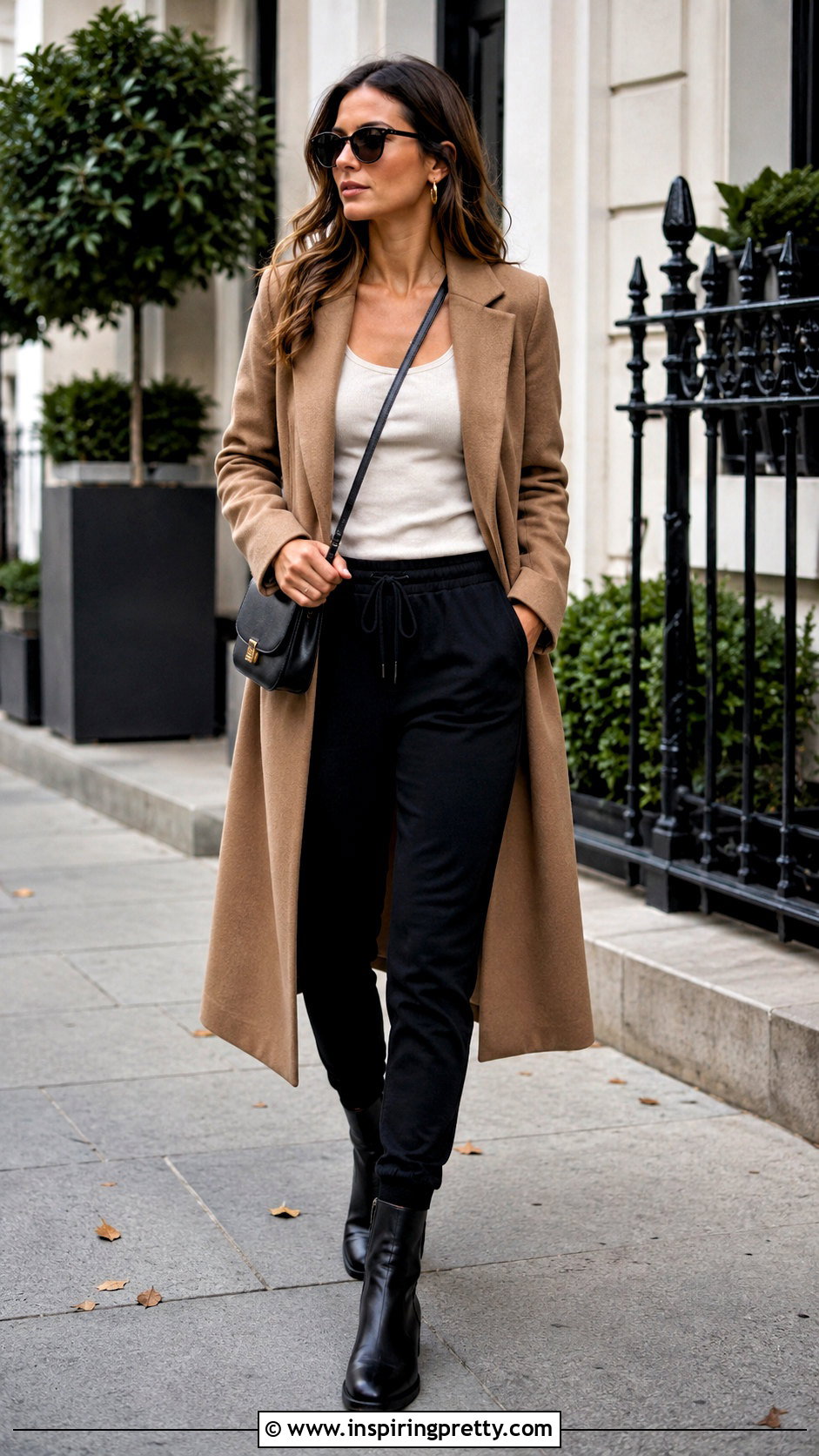 Tank Top And Sweatpants With Ankle Boots Outfit - 50 tank top and sweatpants outfits