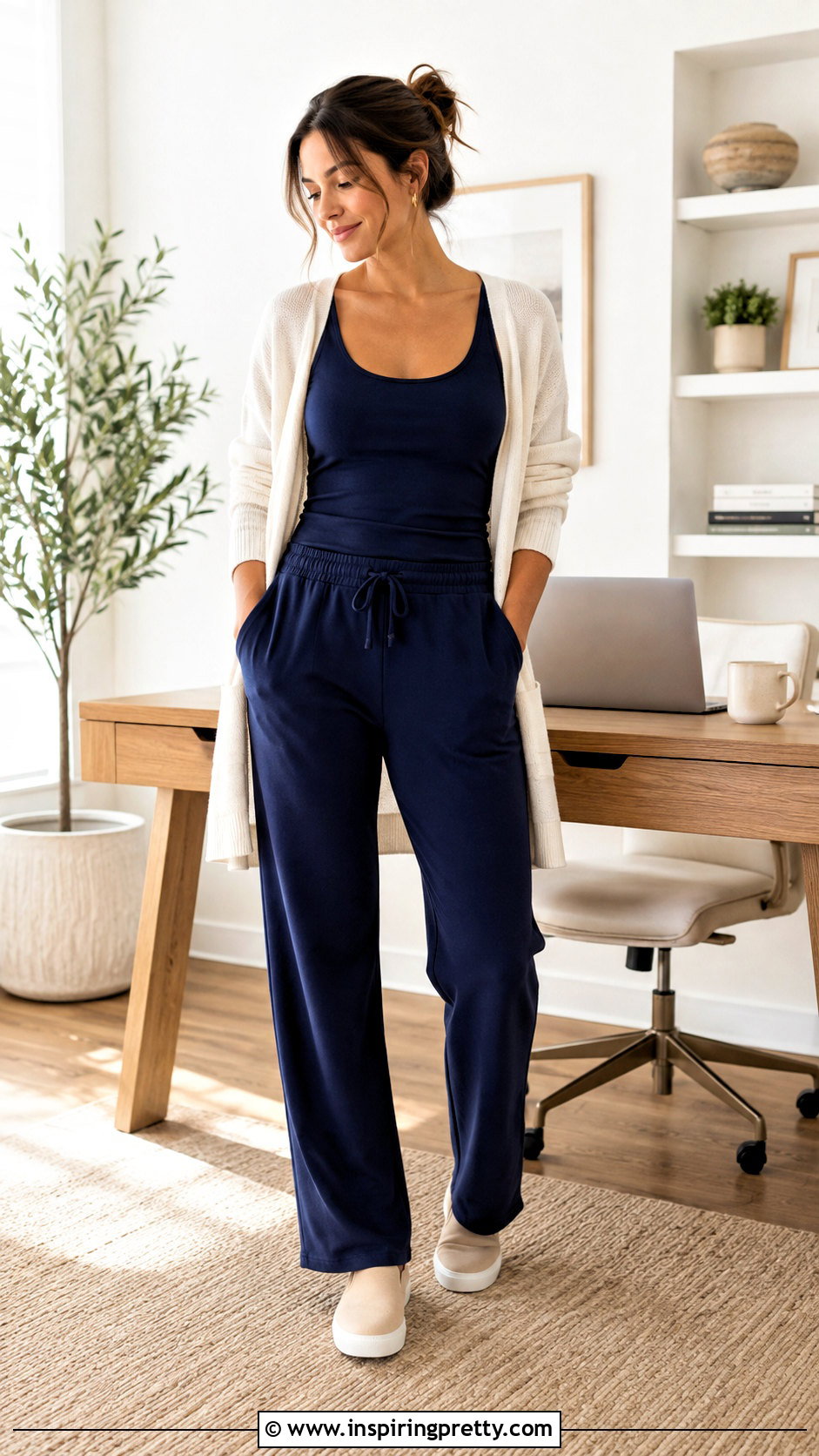 Tank Top And Sweatpants Work From Home Outfit - 50 tank top and sweatpants outfits