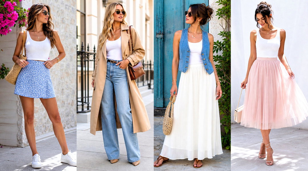50 Tank Top Outfits for Effortless Everyday Summer Style