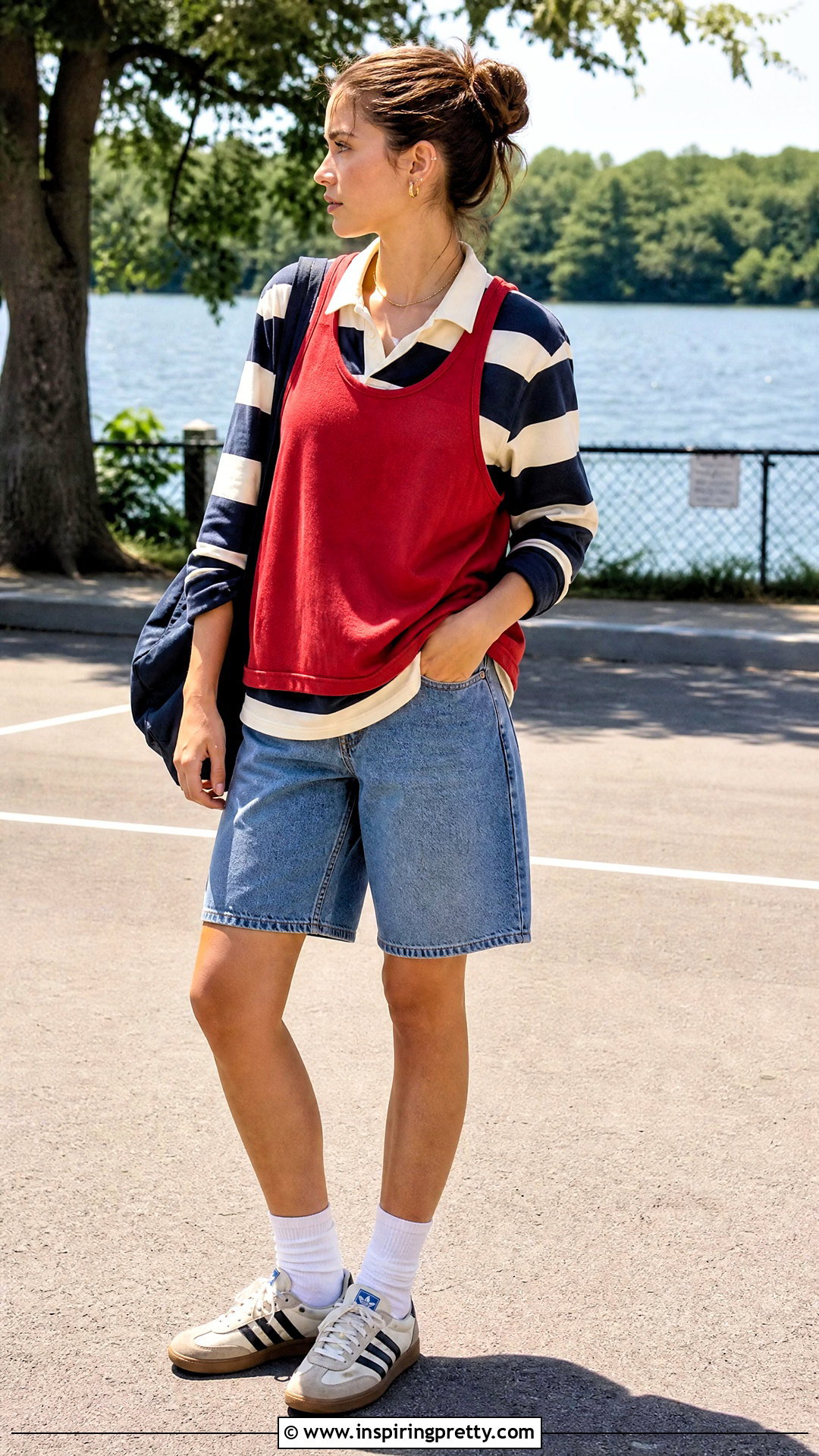 Tank Top Over Rugby Shirt Outfit - 50 tank top over shirt outfit ideas