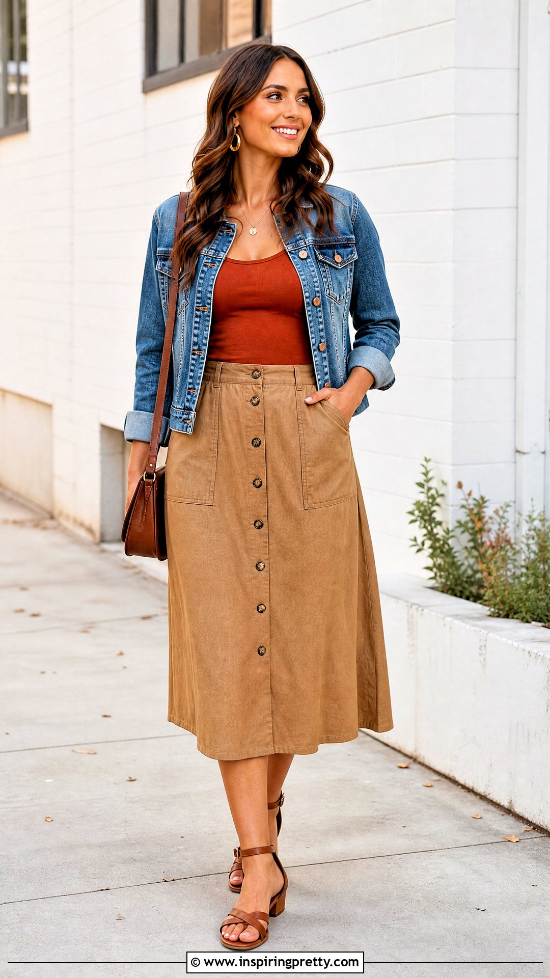 Tank Top With Button Front Skirt - 50 tank top fits
