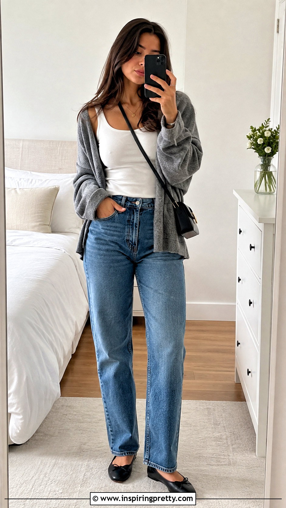 Tank Top With Cardigan And Jeans - 25 Tank Top Armpits