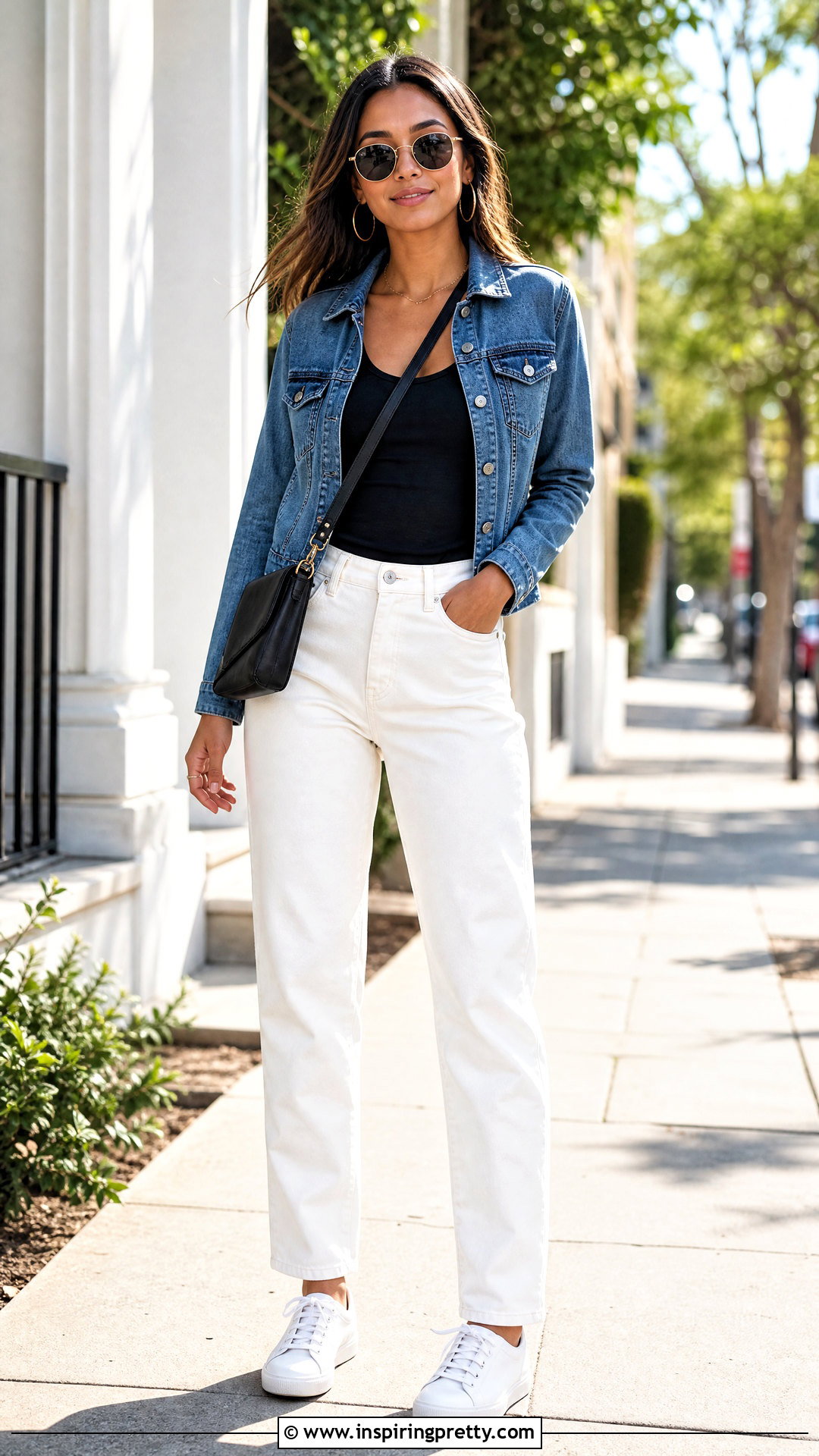 Tank Top With Denim Jacket - how to style tank tops (50 ways)