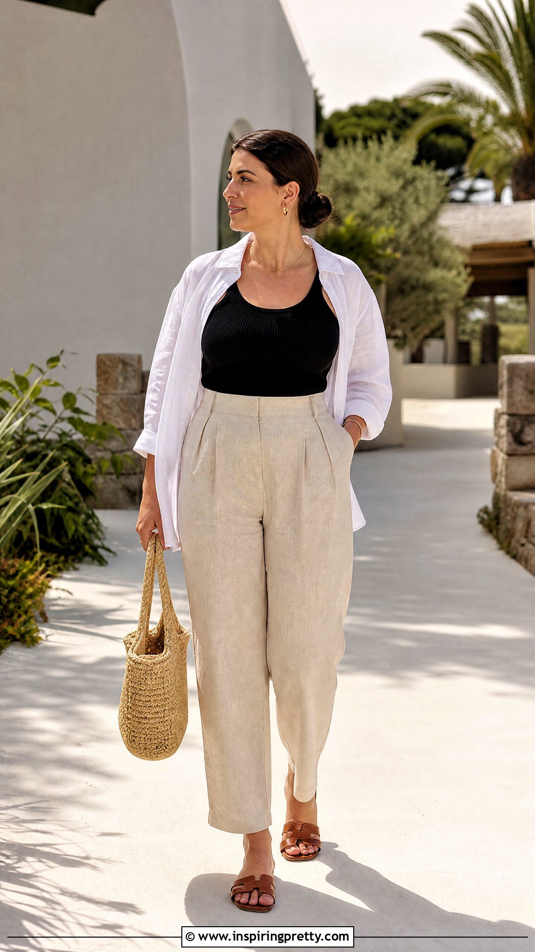 Tank Top With Linen Pants - 25 Female Tops Names