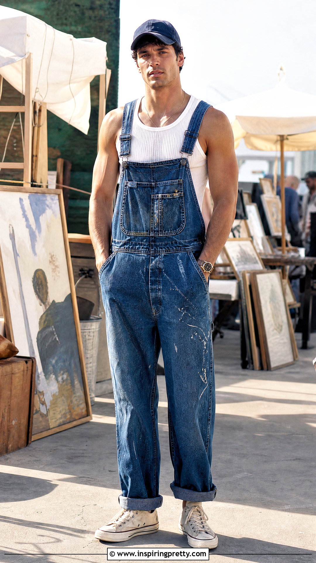 Tank Top With Overalls - 50 mens tank top outfits