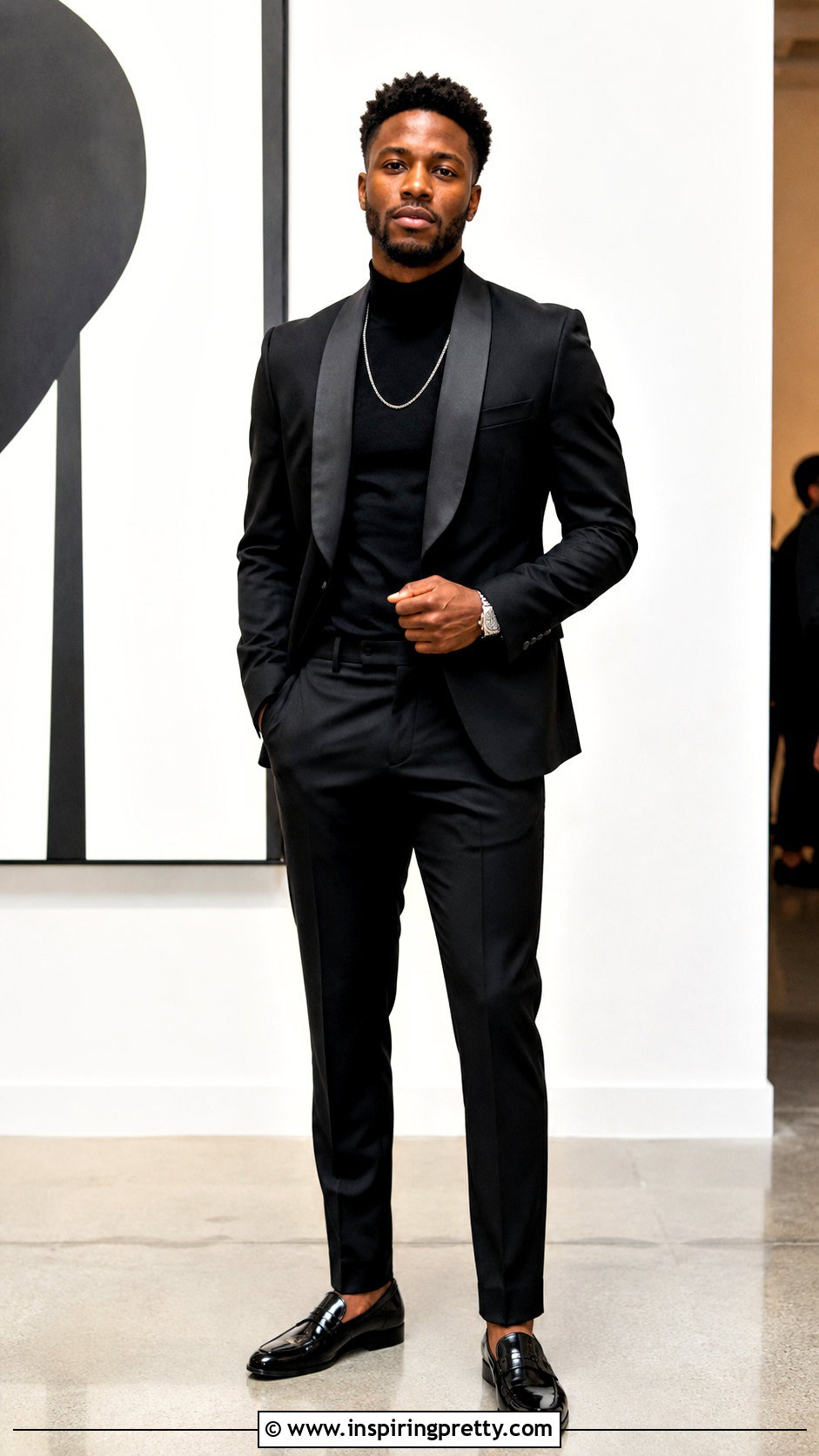 Tank Top With Tuxedo Jacket - 20 Formal Tank Top Men outfit ideas