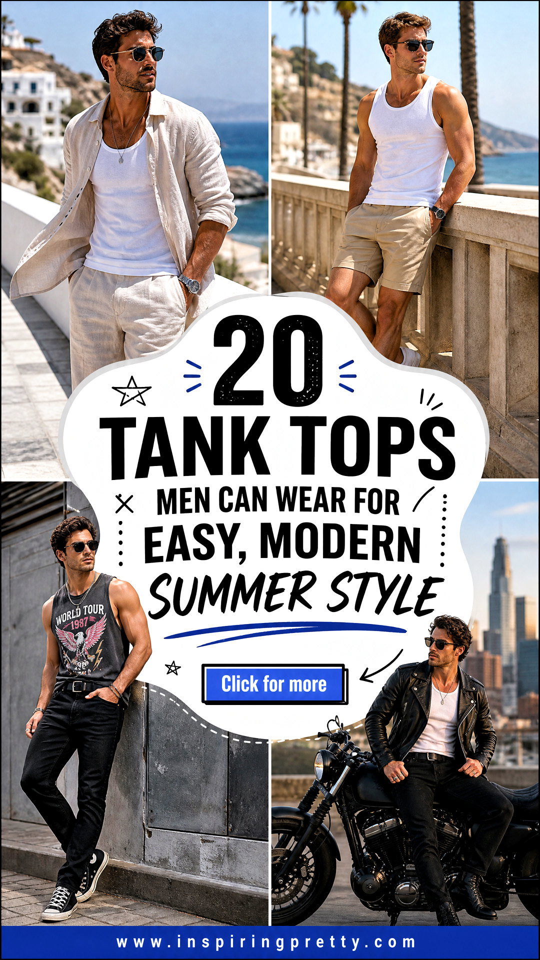 20 Tank Tops Men Can Wear for Easy Modern Summer Style - 20 Tank Tops Men Can Wear for Easy, Modern Summer Style