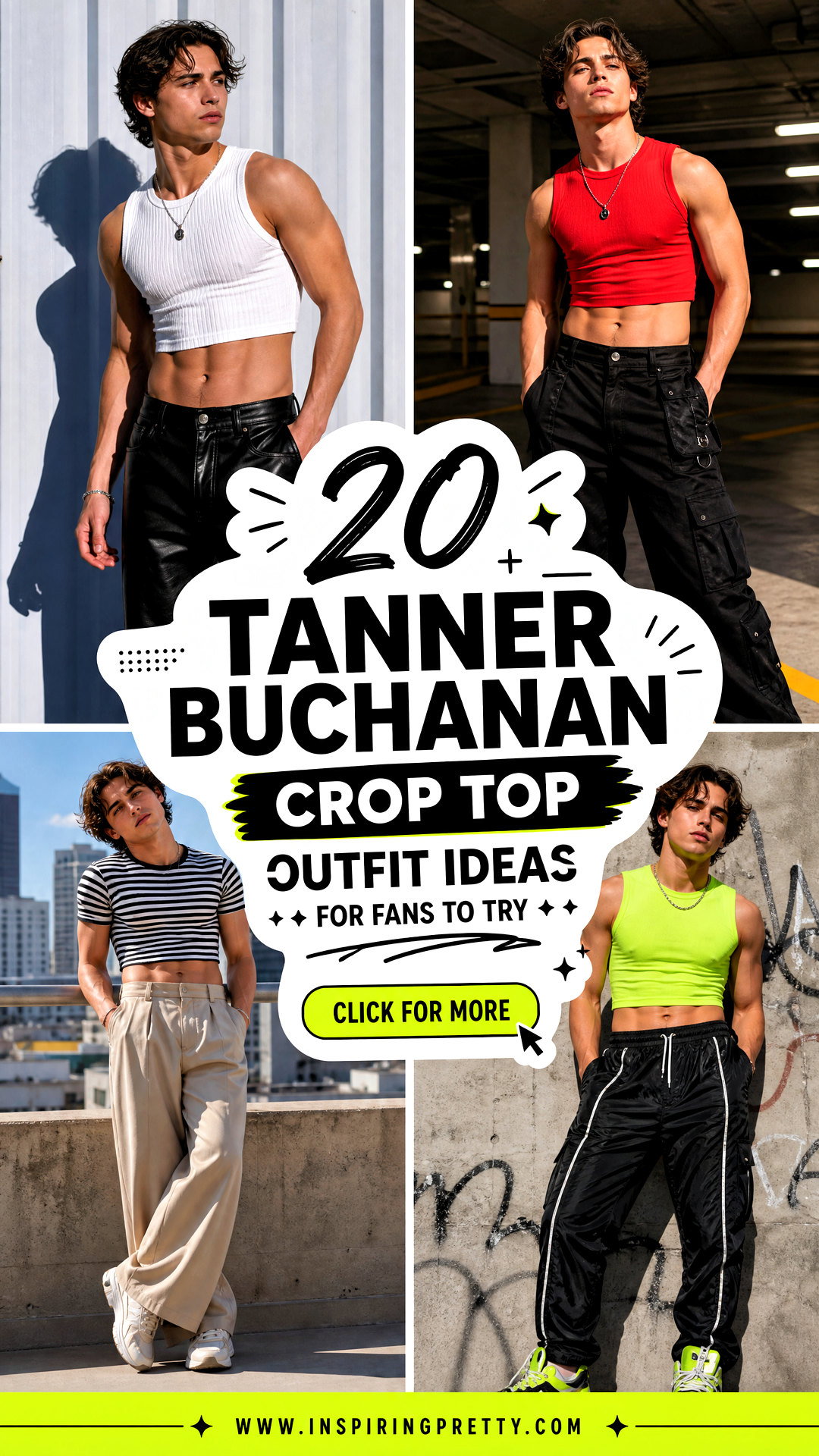 20 Tanner Buchanan Crop Top Outfit Ideas for Fans to Try - 20 Tanner Buchanan Crop Top Outfit Ideas for Fans to Try