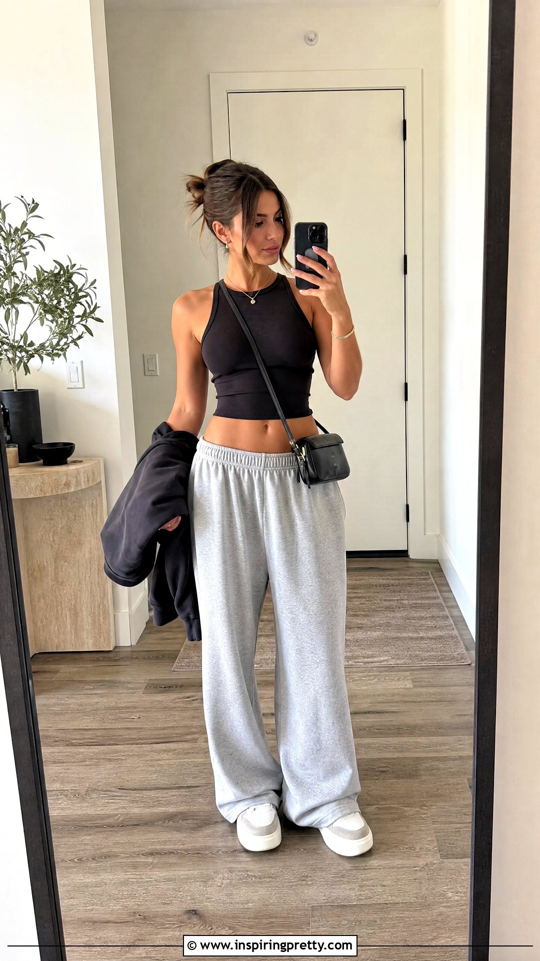 Tapout Tank Top With Wide Leg Sweatpants - 20 Tapout Tank Top outfit ideas