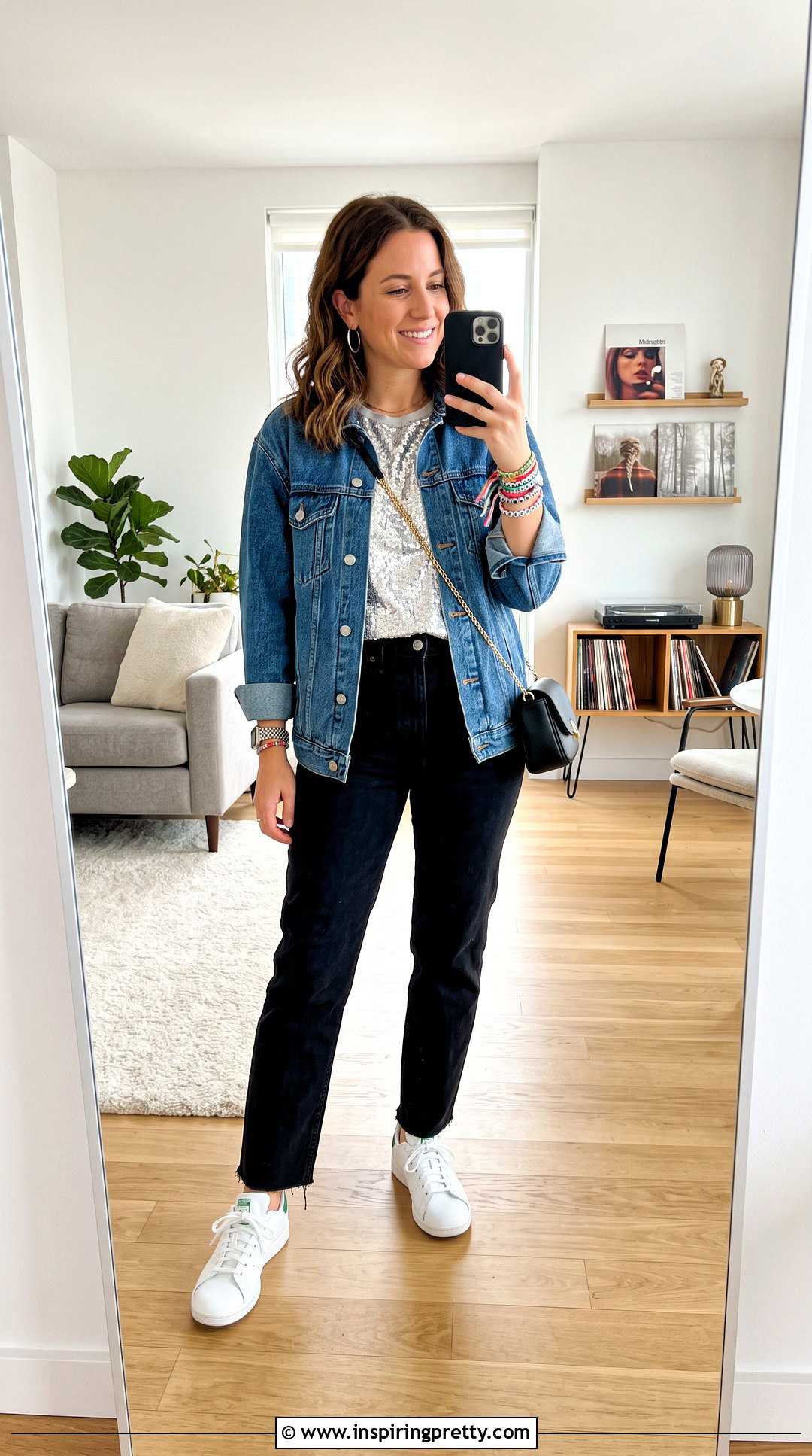 Taylor Swift Casual Sequin Top Outfit - 20 Taylor Swift Sequin Top outfit ideas