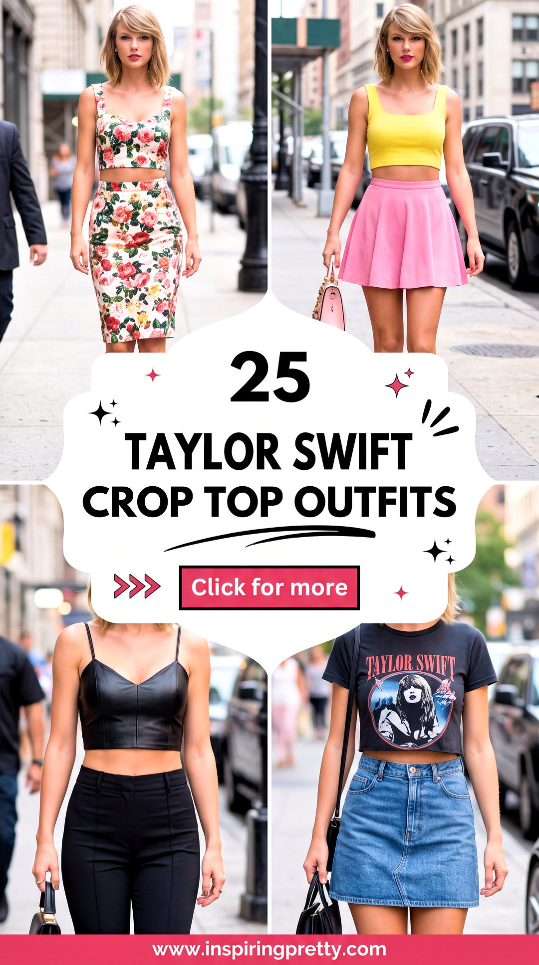 25 Taylor Swift Crop Top Outfits for Iconic Eras-Inspired Style - 25 Taylor Swift Crop Top Outfits for Iconic Eras-Inspired Style