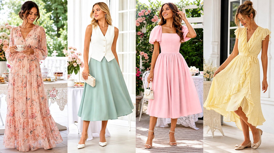 25 Tea Party Top Outfit Ideas for Elegant Spring Garden Style