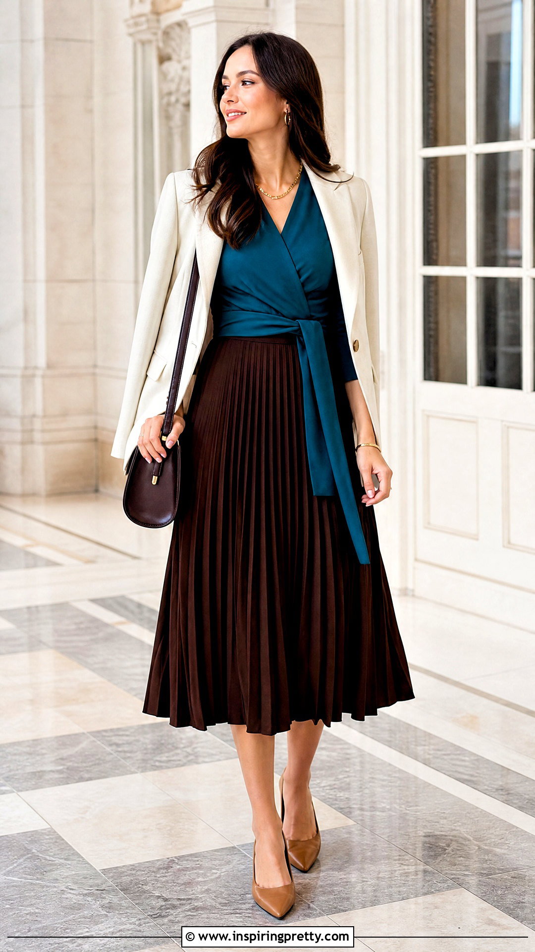 Teal Top With Brown Skirt - what color top goes with brown skirt (25 ways)