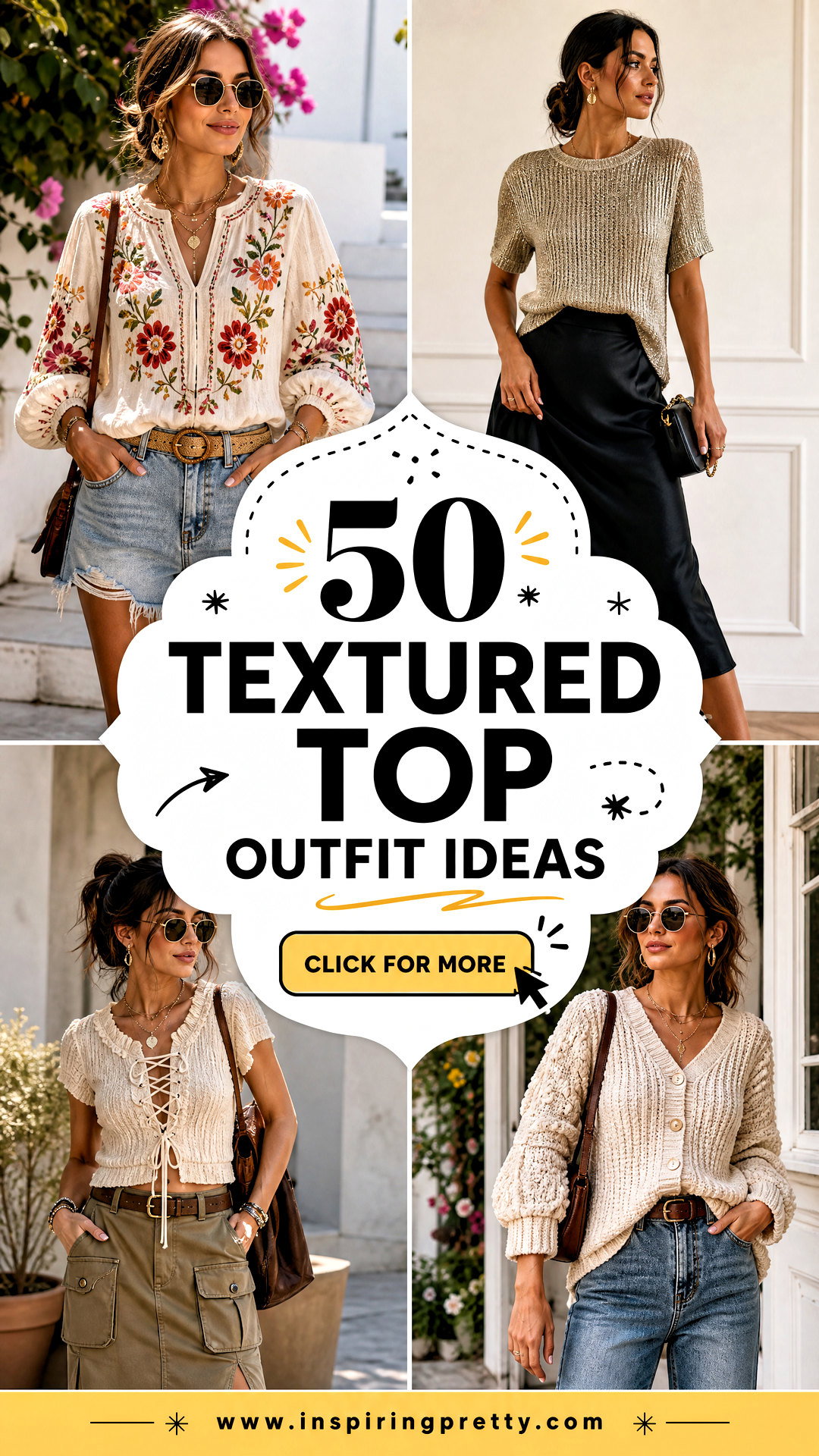 50 Textured Top Outfit Ideas for Elevated Everyday Style - 50 Textured Top Outfit Ideas for Elevated Everyday Style