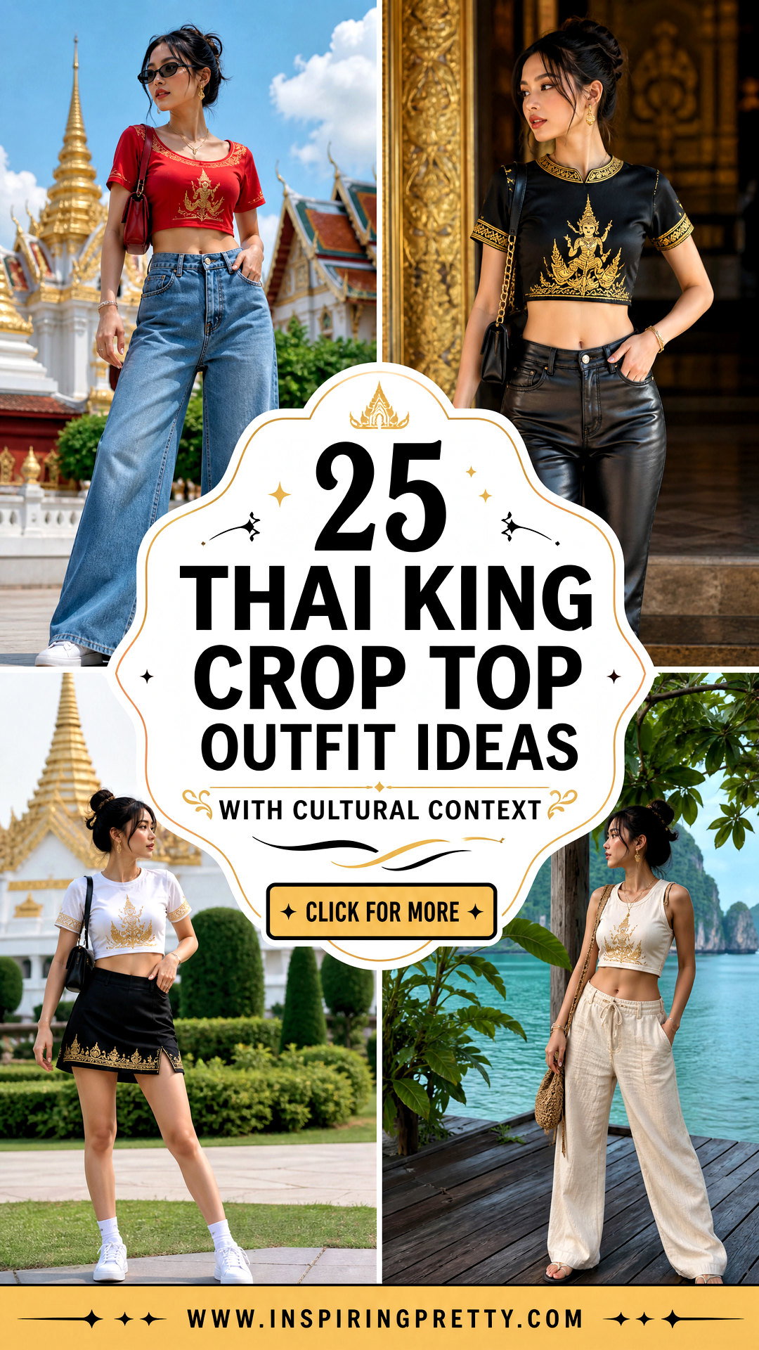 25 Thai King Crop Top Outfit Ideas With Cultural Context - 25 Thai King Crop Top Outfit Ideas With Cultural Context