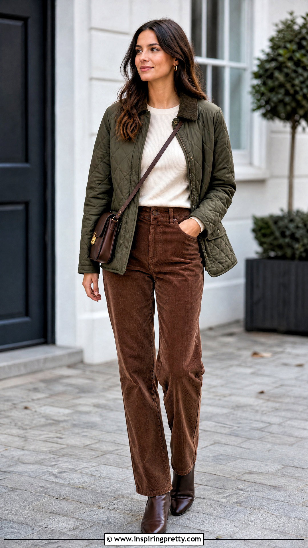 Thermal Full Sleeve Top With Corduroy Pants - 50 full sleeve top outfits