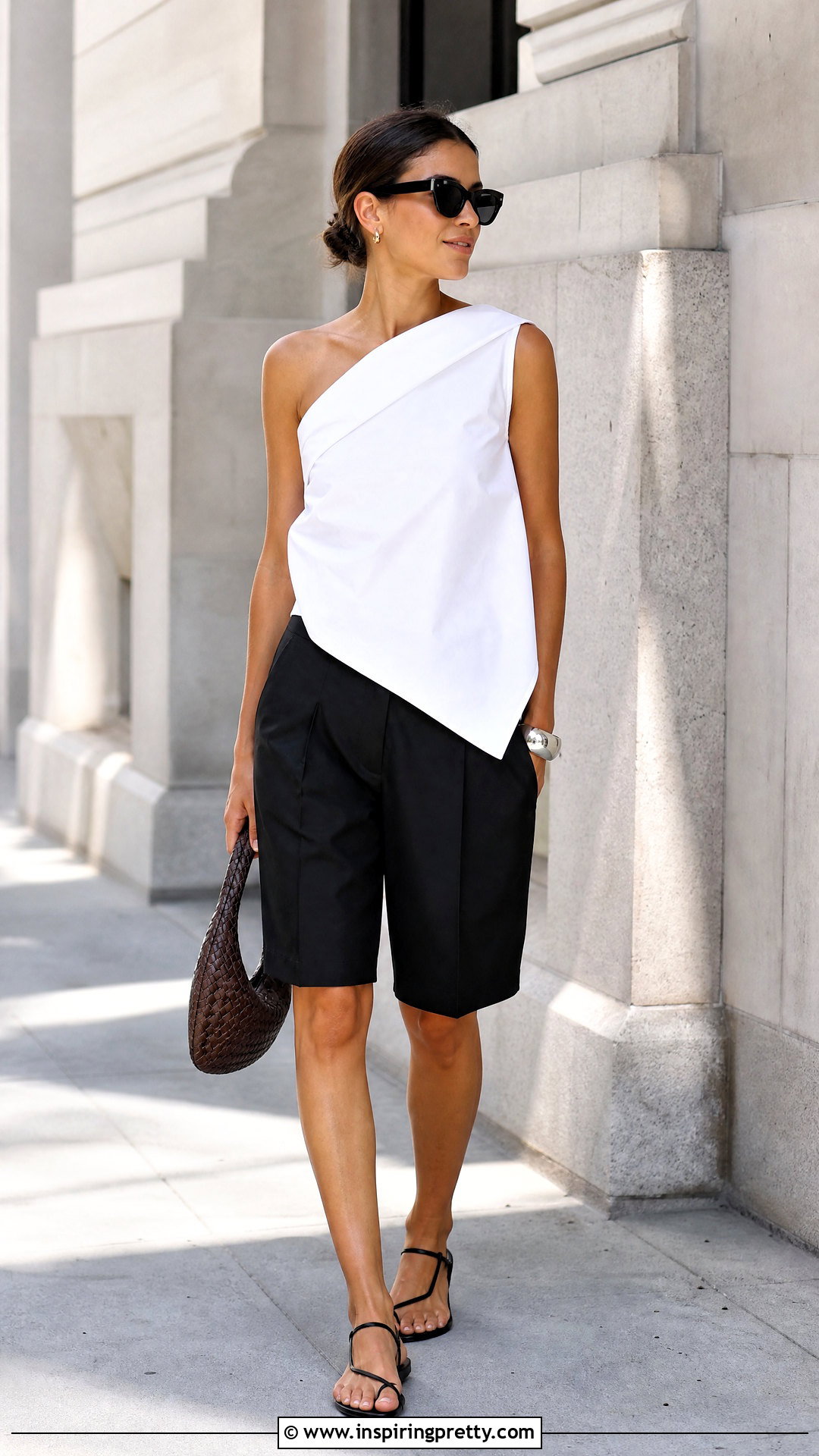 Tibi Top And Bermuda Shorts Outfit - 25 tibi top outfit ideas