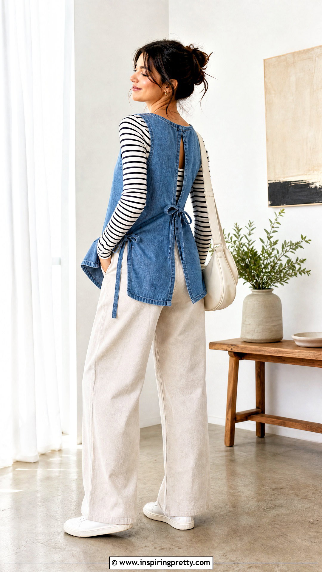 Tie Back Apron Top - 20 apron top tutorials