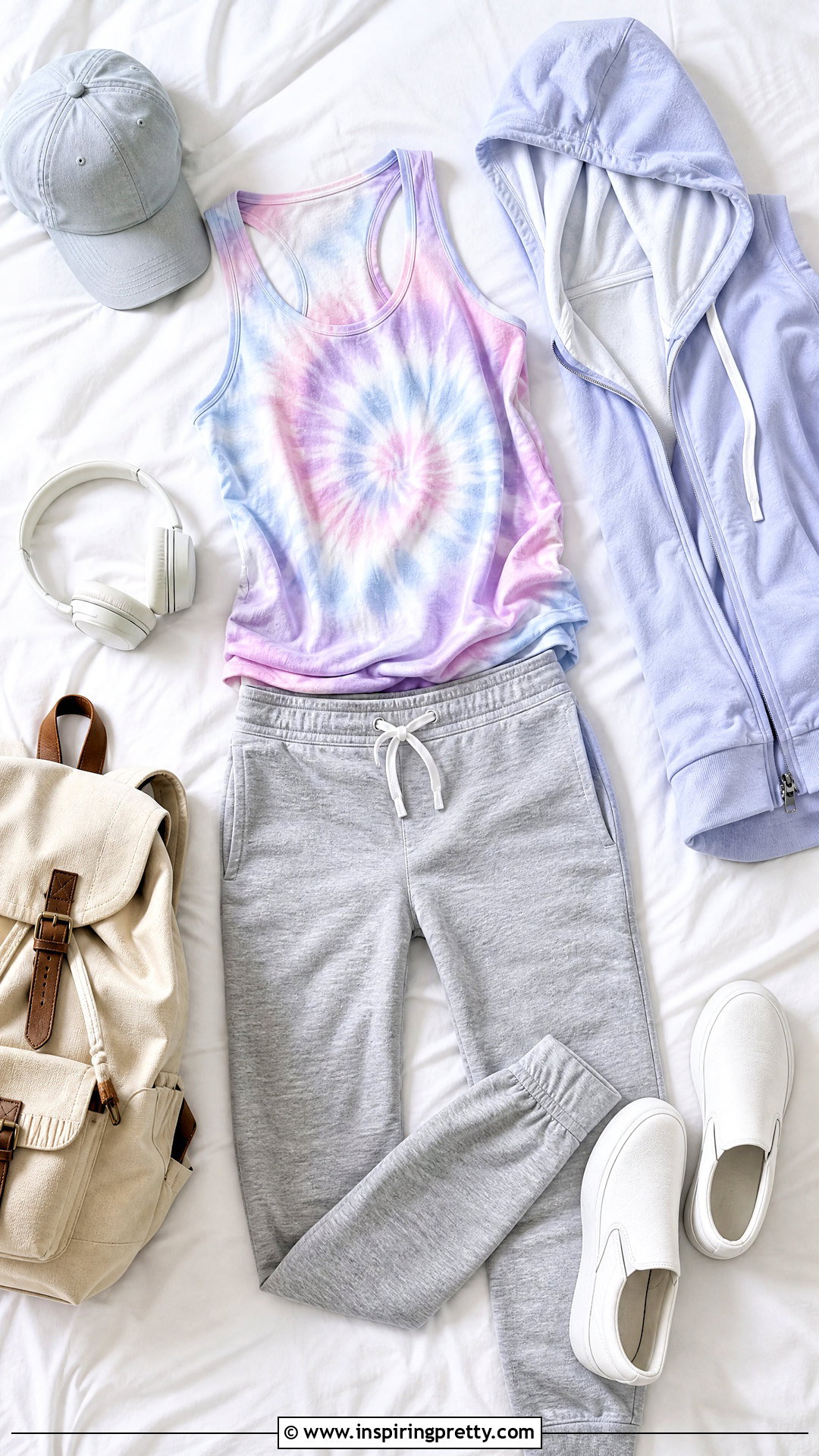 Tie Dye Tank Top With Joggers On Bed - 20 tie-dye tank top on bed ideas