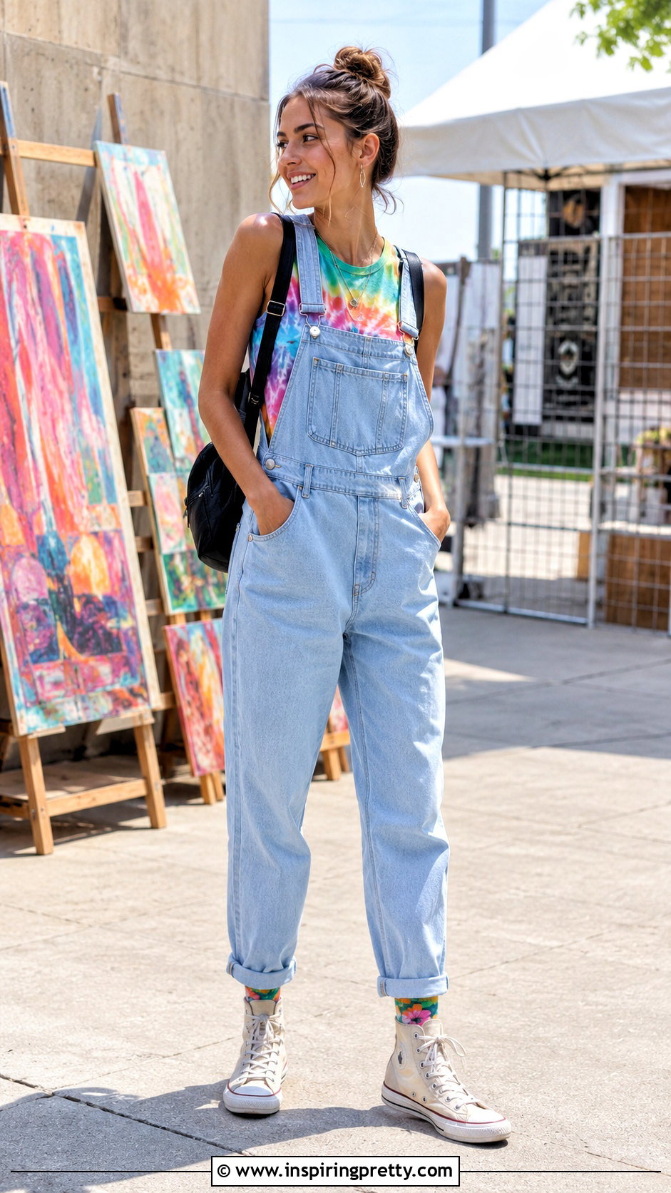 Tie Dye Tank Top With Overalls - 20 urban outfitters tie dye tank tops